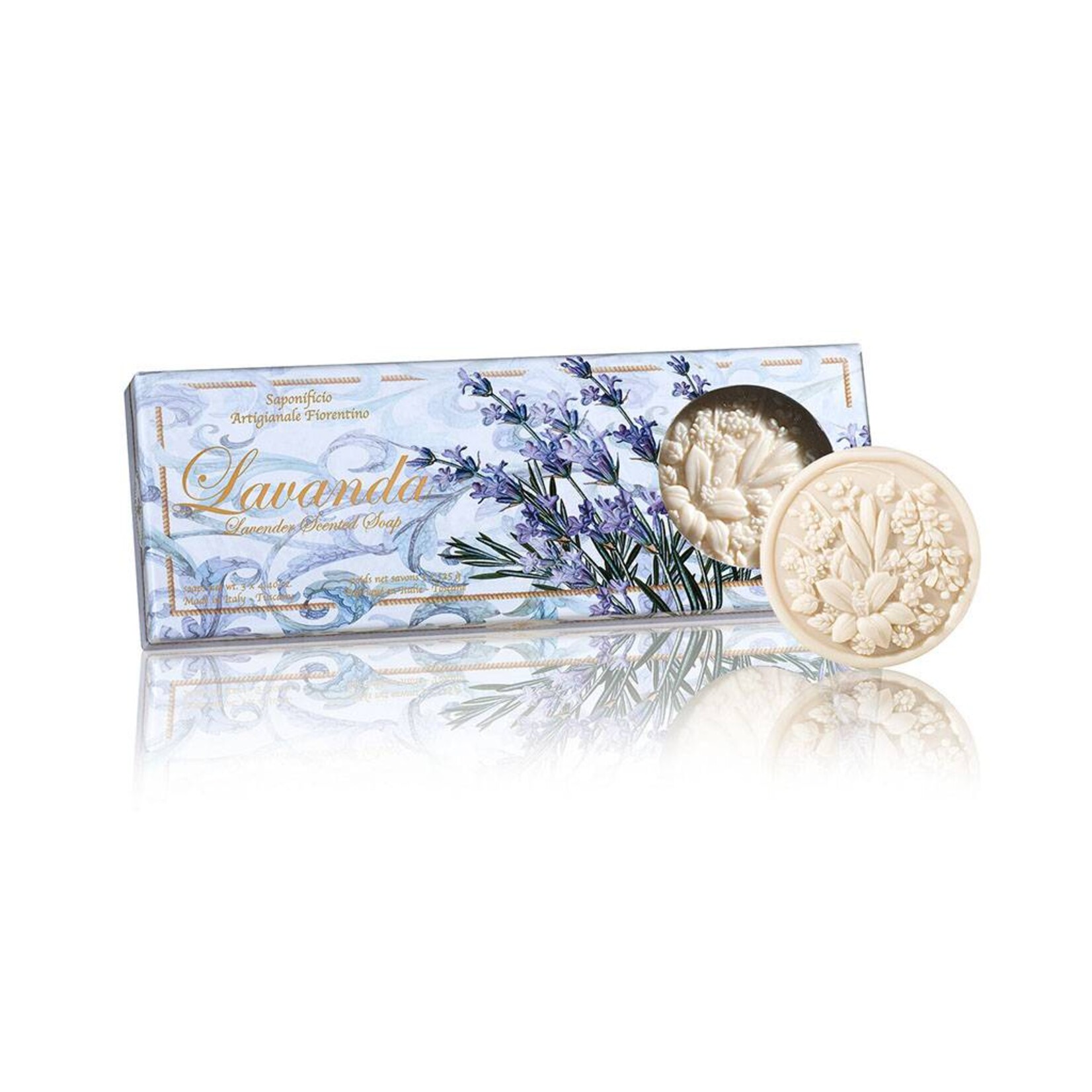 Fiorentino Lavendel  - Fiorentino - Zeep 3x125 gram
