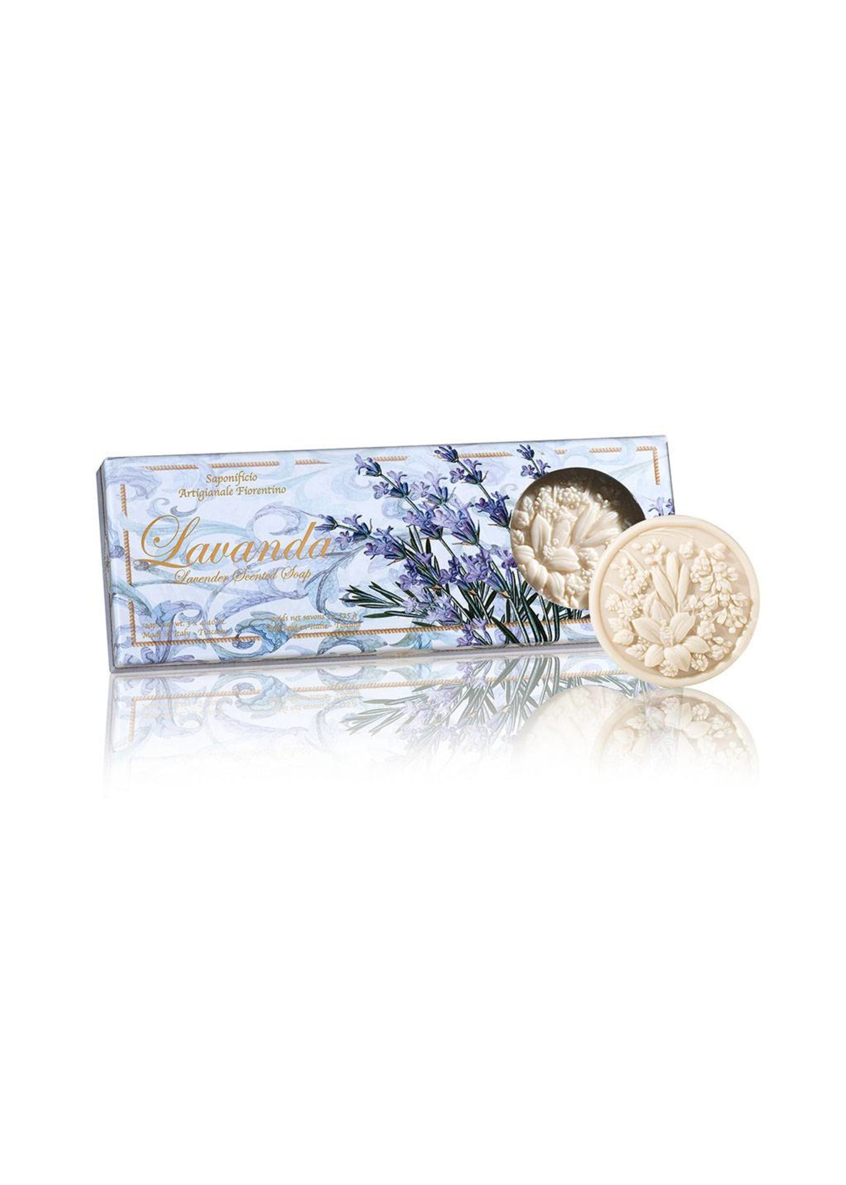 Fiorentino Lavendel  - Fiorentino - Zeep 3x125 gram