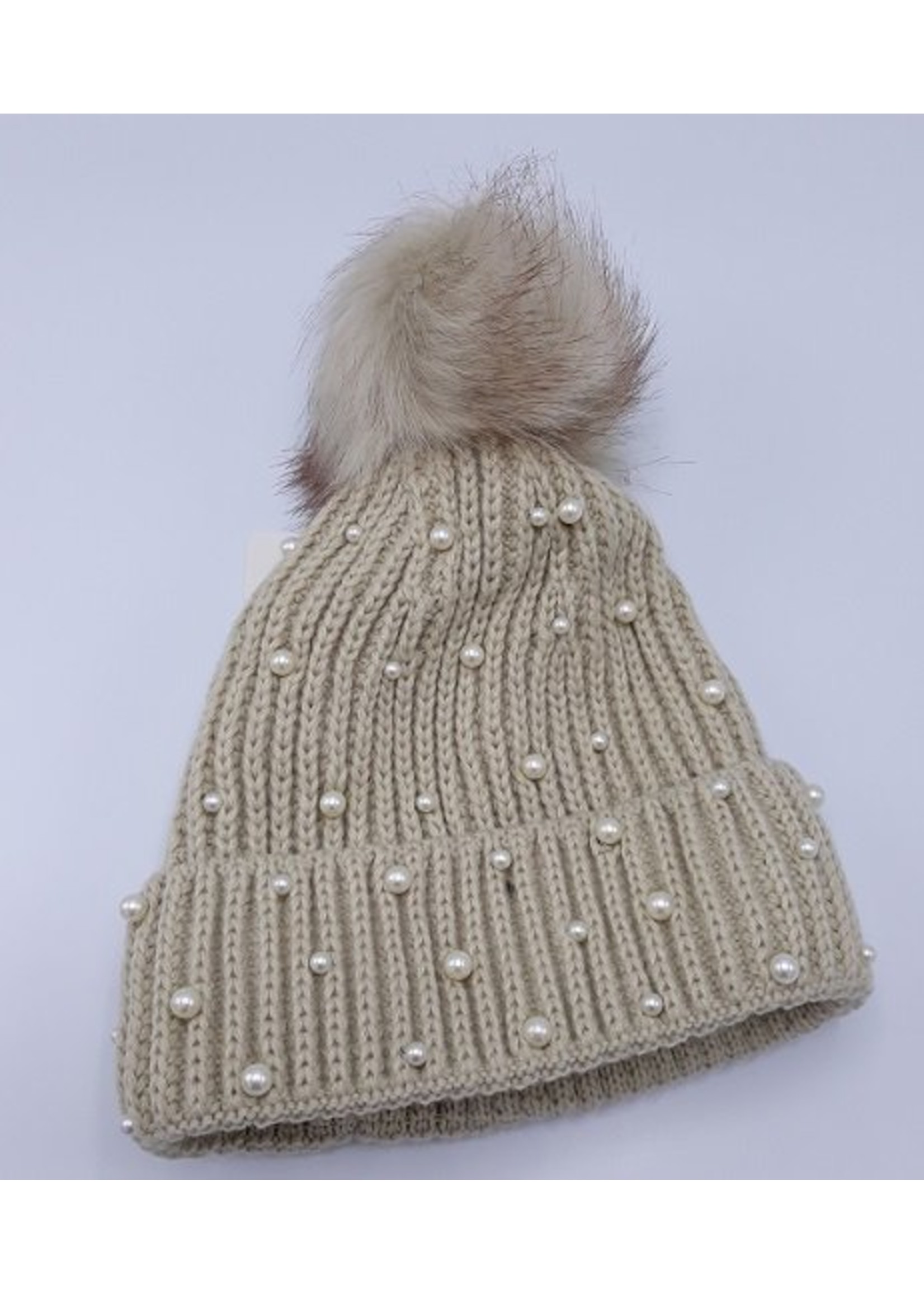 Beige Pompon Pearl