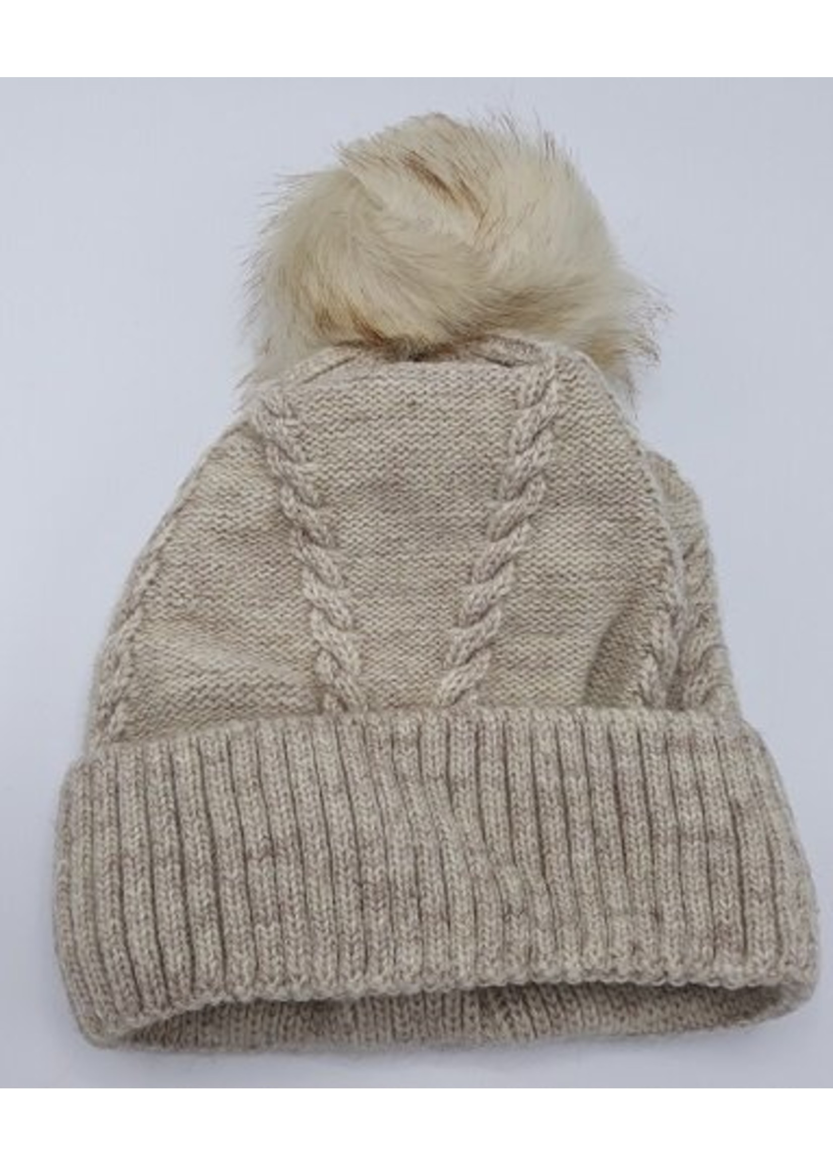 Beige Pompom