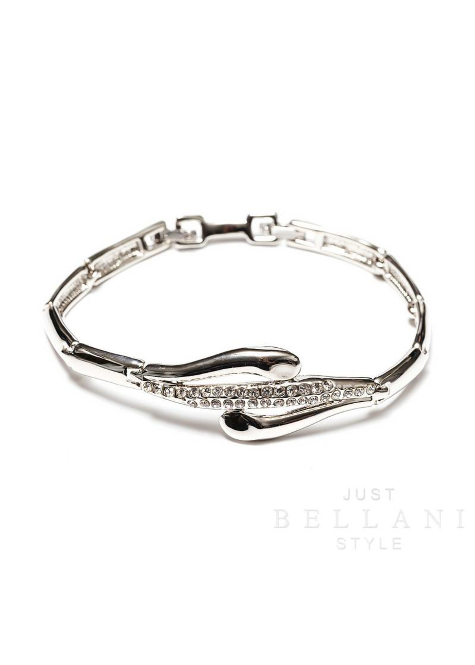 Just Bellani Style Silver Stones - Bracelet