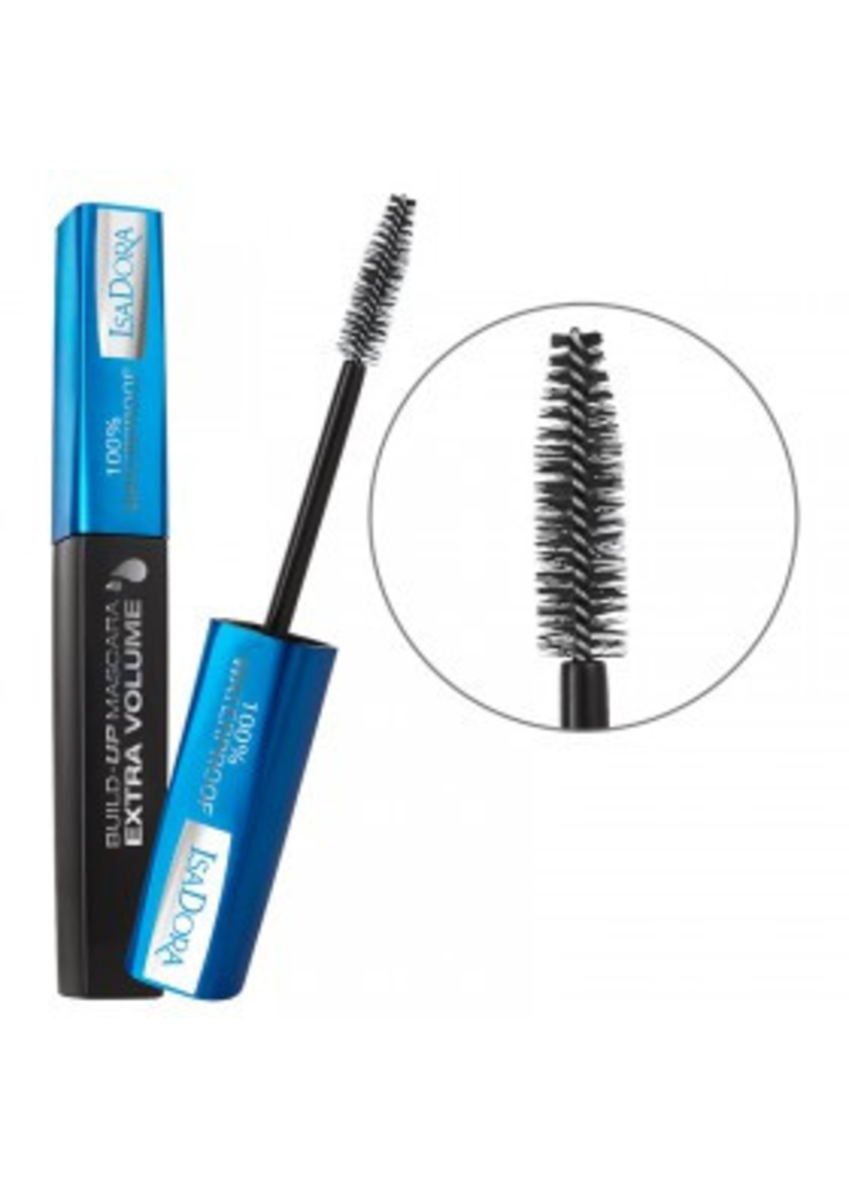 Isadora BUILD-UP MASCARA EXTRA VOLUME 100% WATERPROOF - Black - Isadora