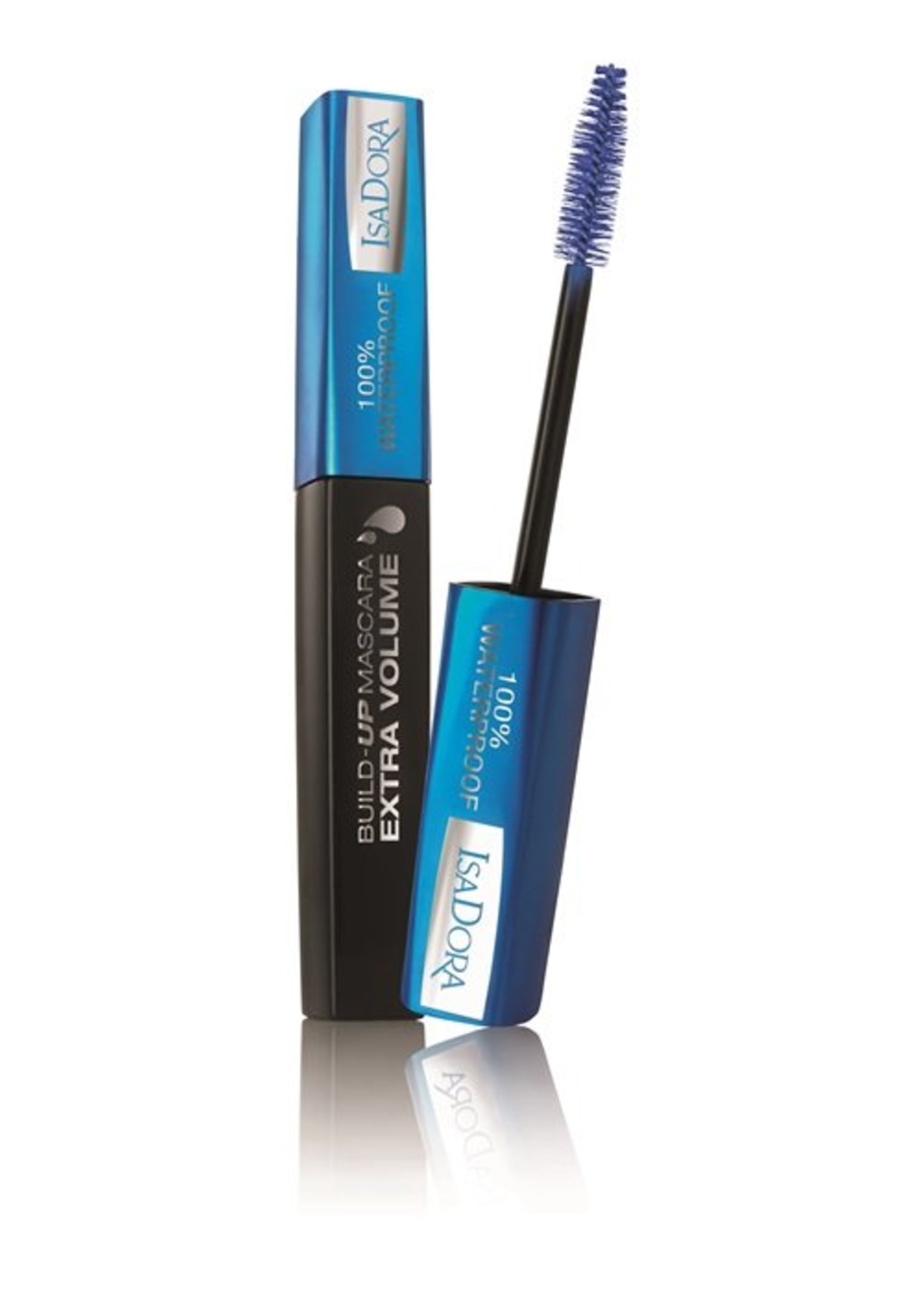 Isadora BUILD-UP MASCARA EXTRA VOLUME 100% WATERPROOF - Dark Blue- Isadora