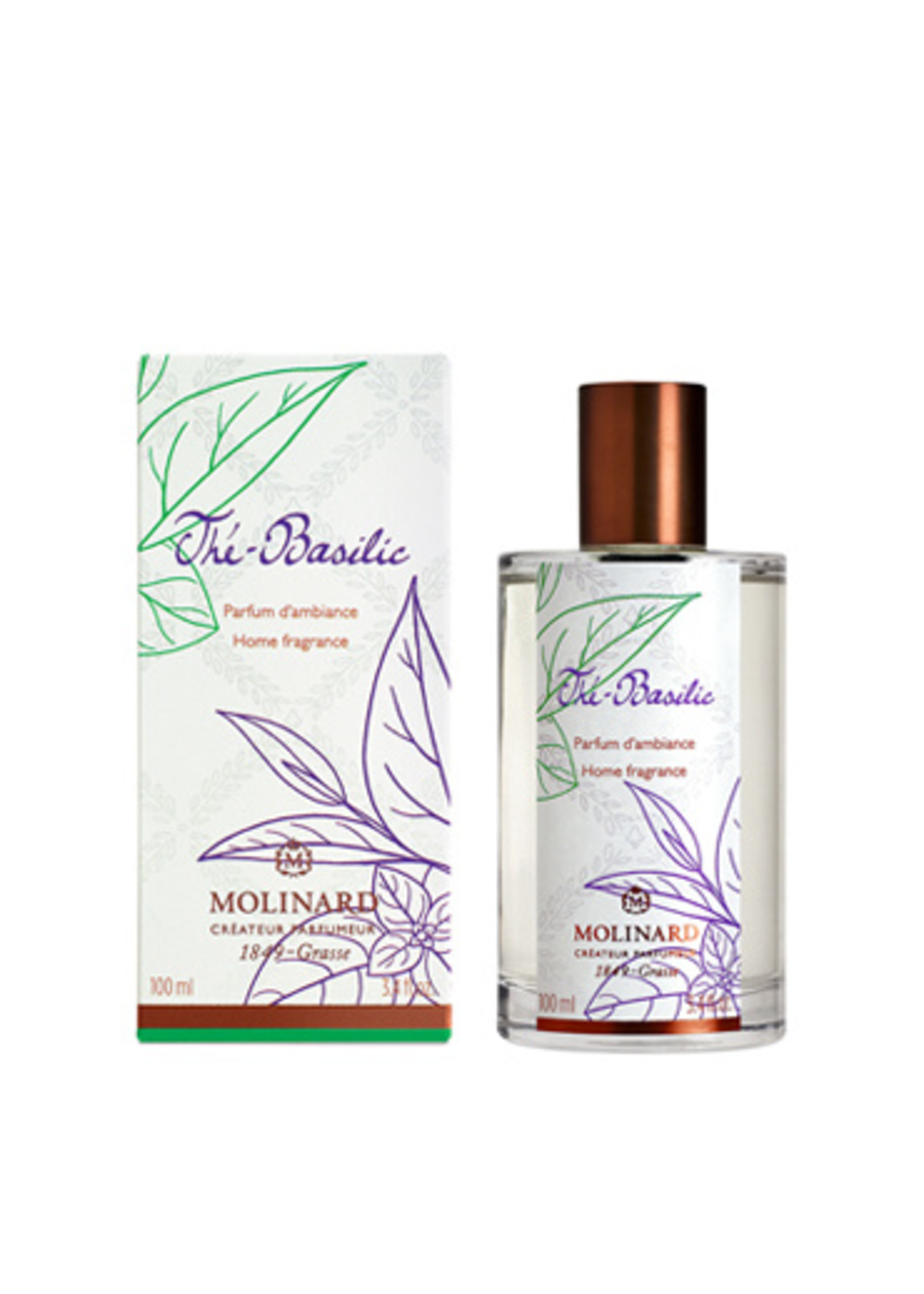 Molinard Thé Basilic - Spray d'ambiance - Home Parfum - Molinard