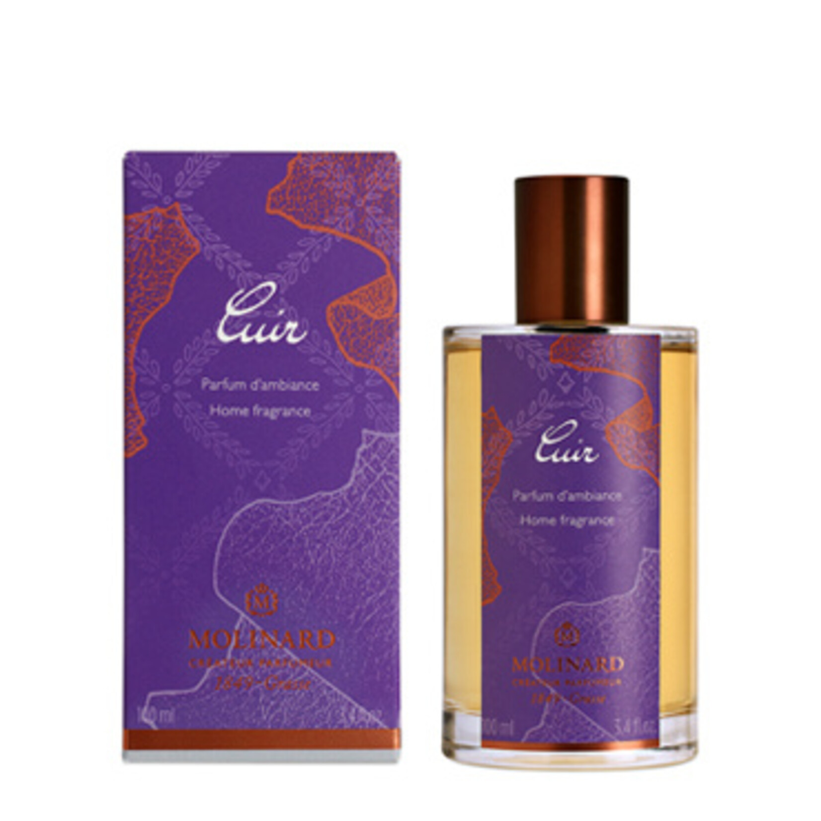 Molinard Cuir - Spray d'ambiance - Home Parfum - Molinard