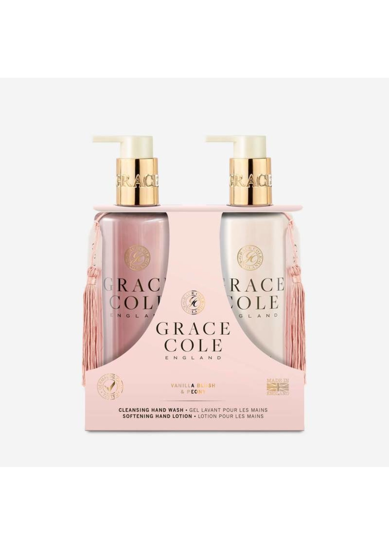 Grace Cole Coffret Soin des mains Duo Vanille Blush & Peony