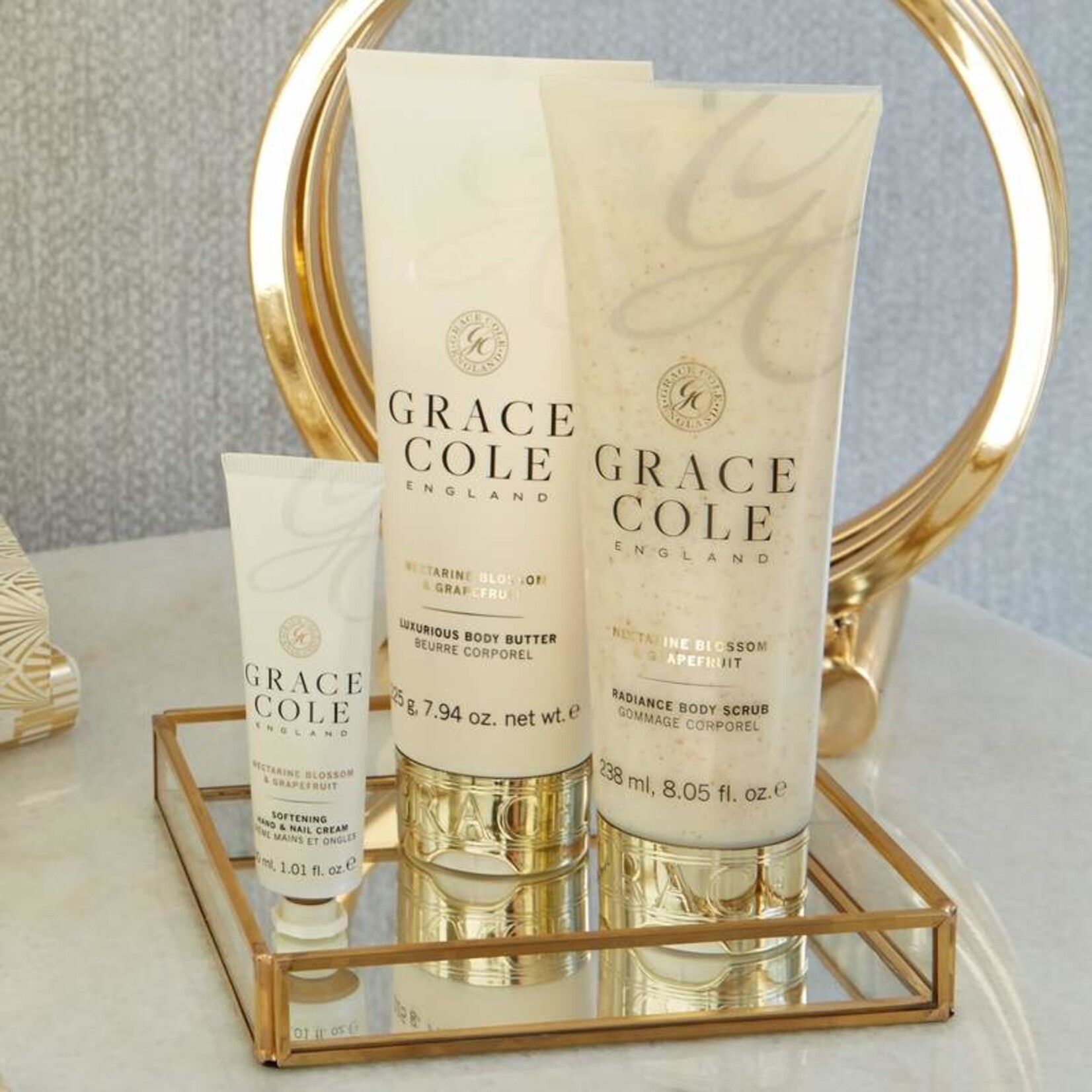 Grace Cole Body Scrub Nectarine Blossom & Grapefruit