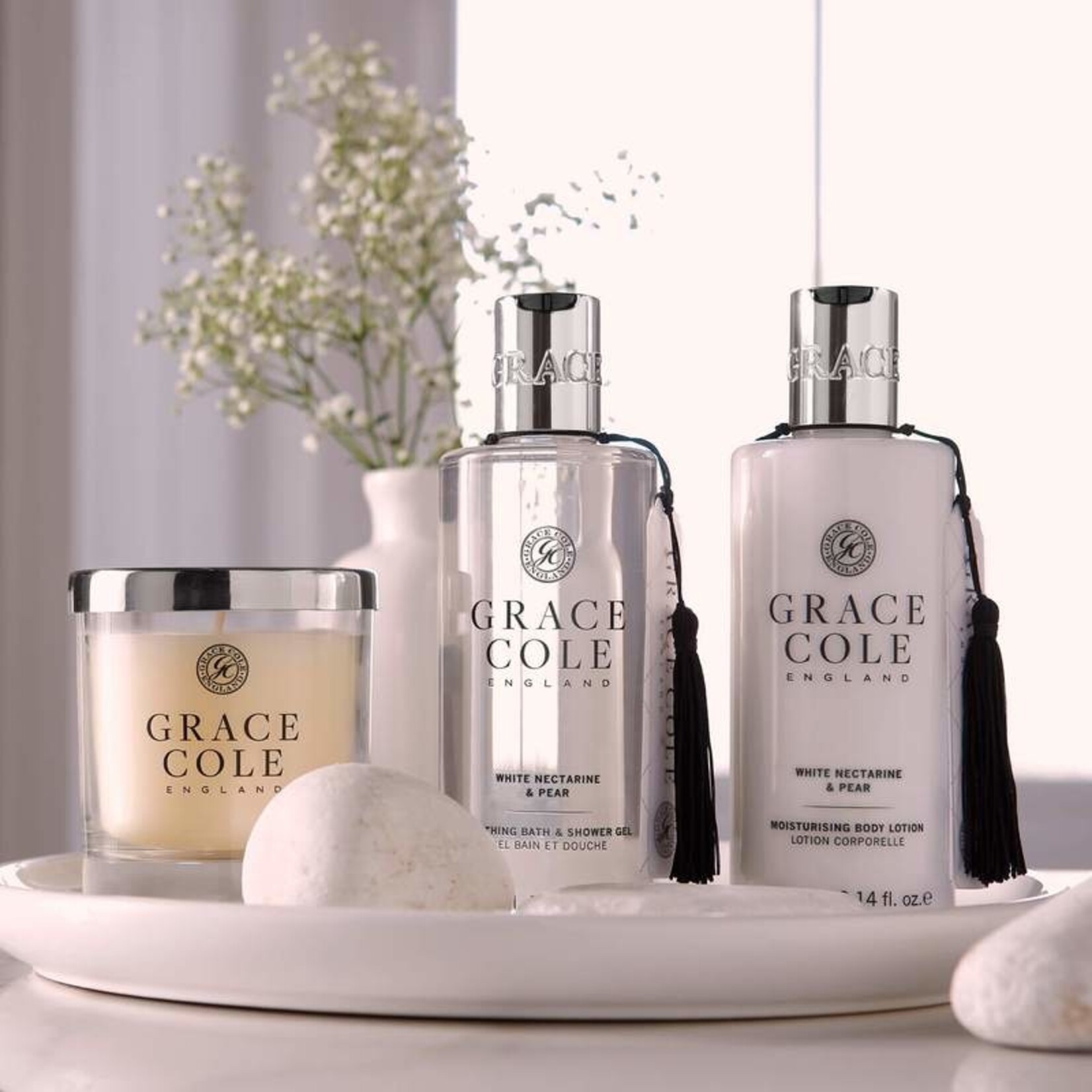 Grace Cole Body Care Set White Nectarine & Pear