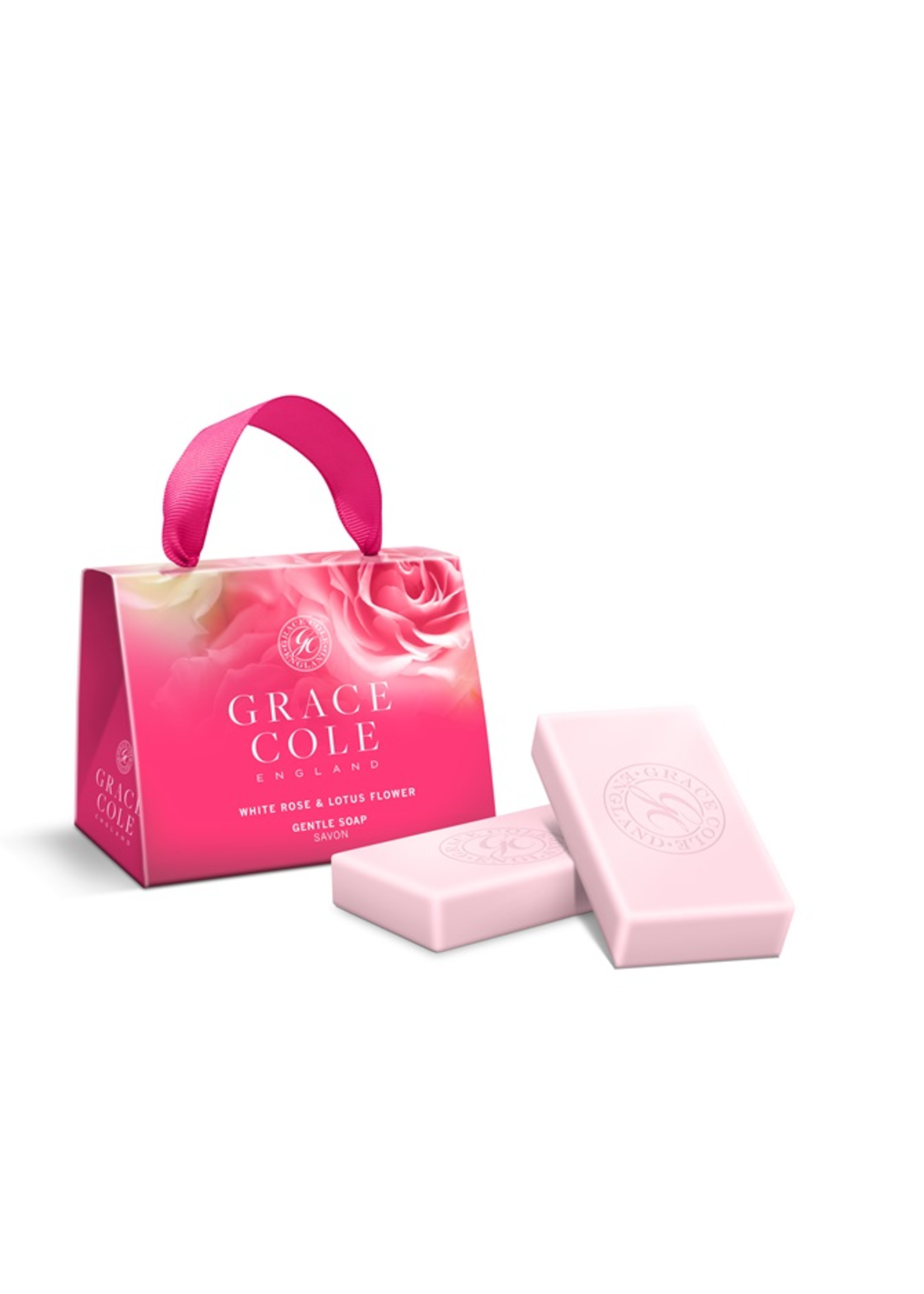 Grace Cole Coffret savon White Rose & Lotus Flower