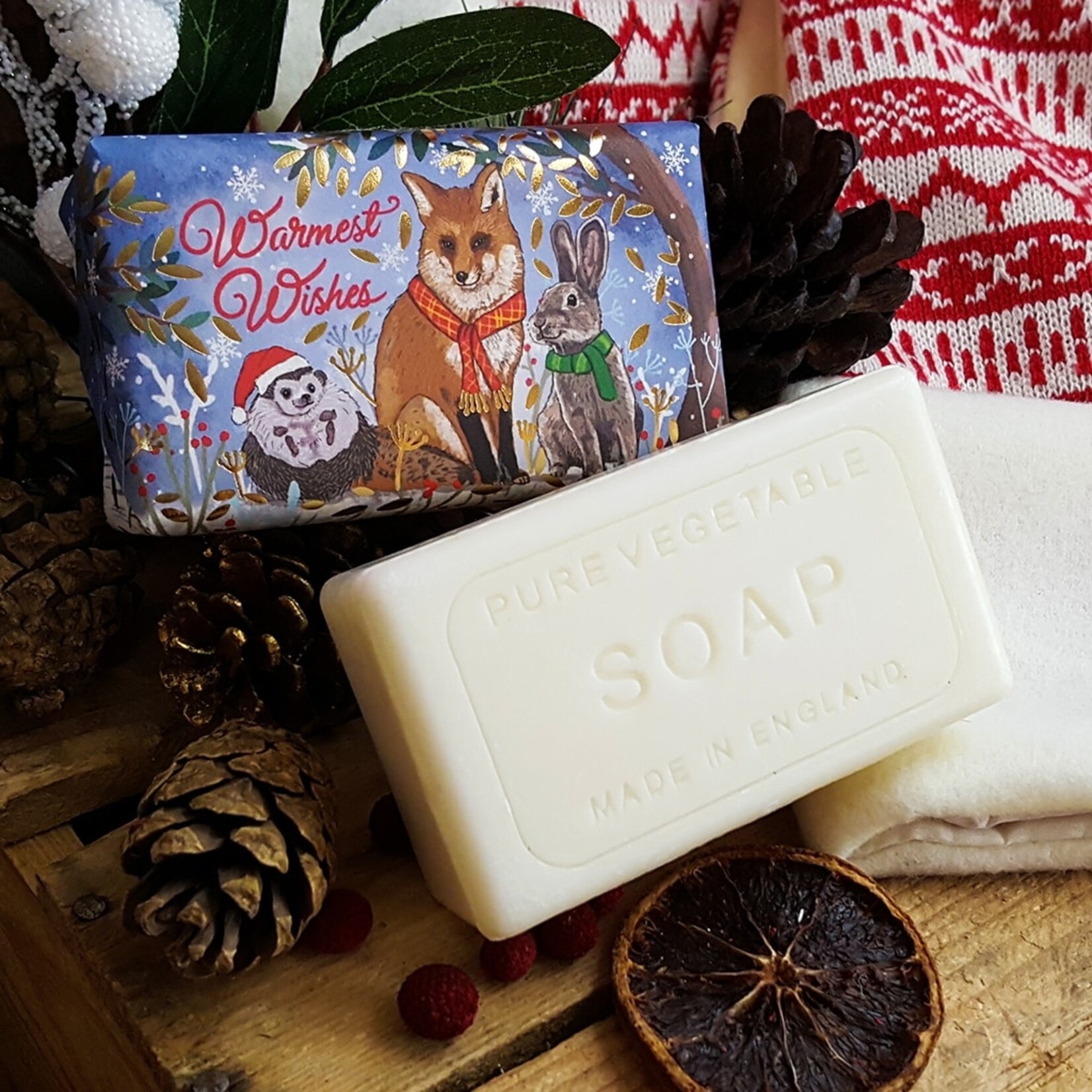 The English Soap Company Warmest Wishes Savon Noël