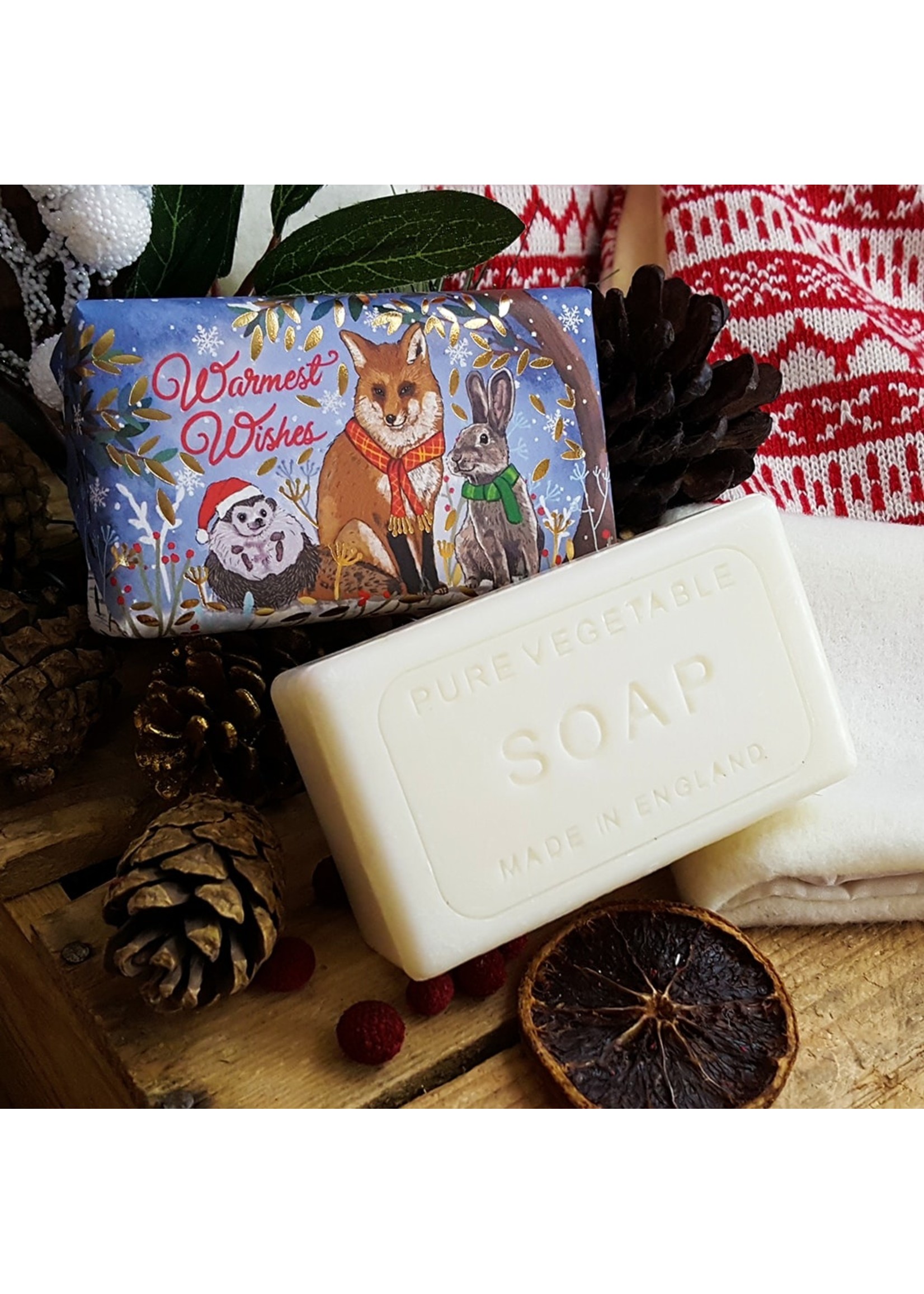The English Soap Company Warmest Wishes Christmas Soap