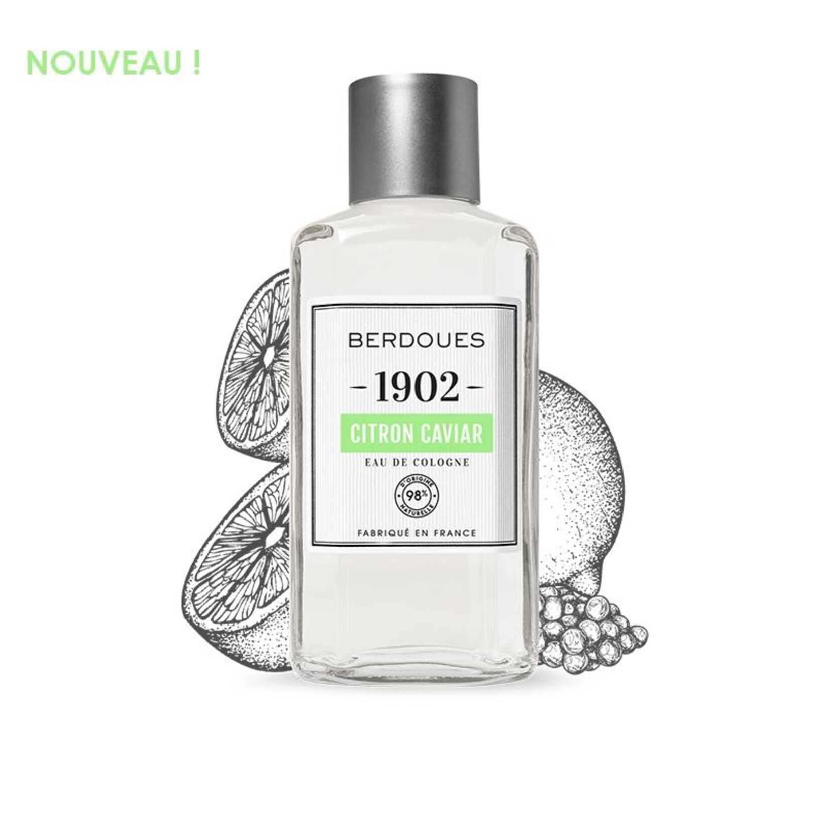 Berdoues Citron Caviar - 1902 Tradition - Berdoues - Eau De Cologne