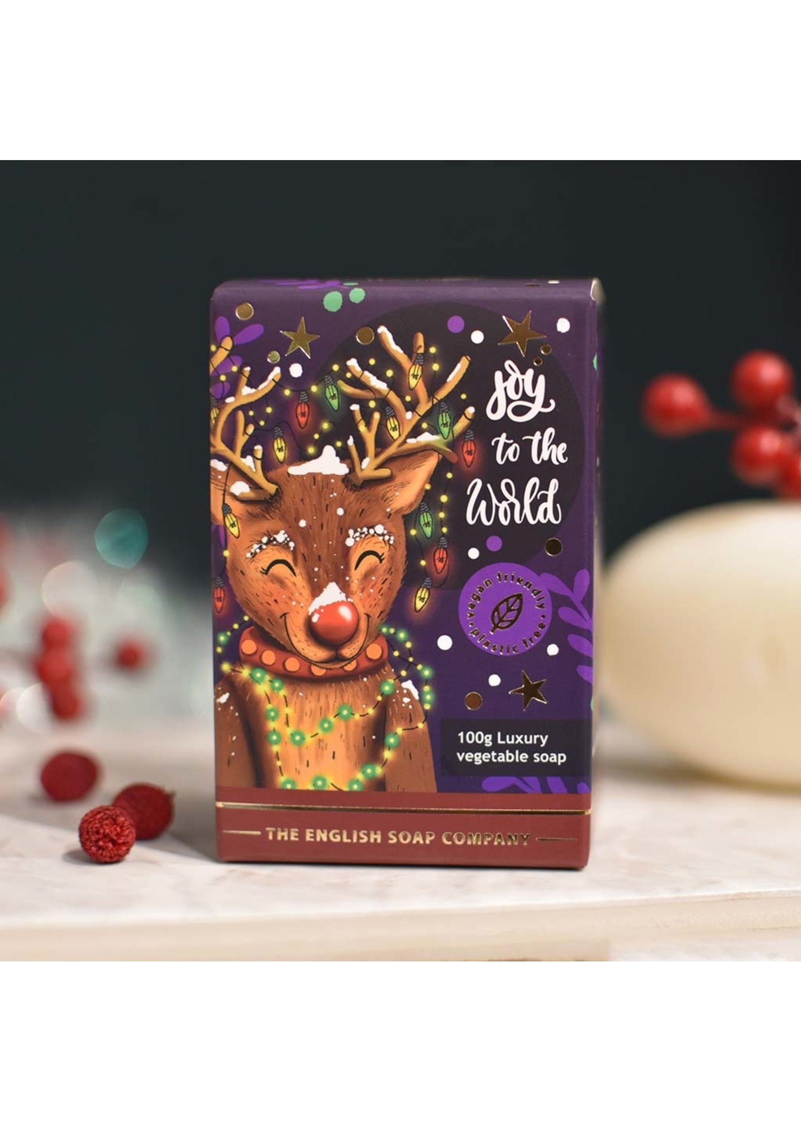 The English Soap Company Kerst Rendier Mini Zeep