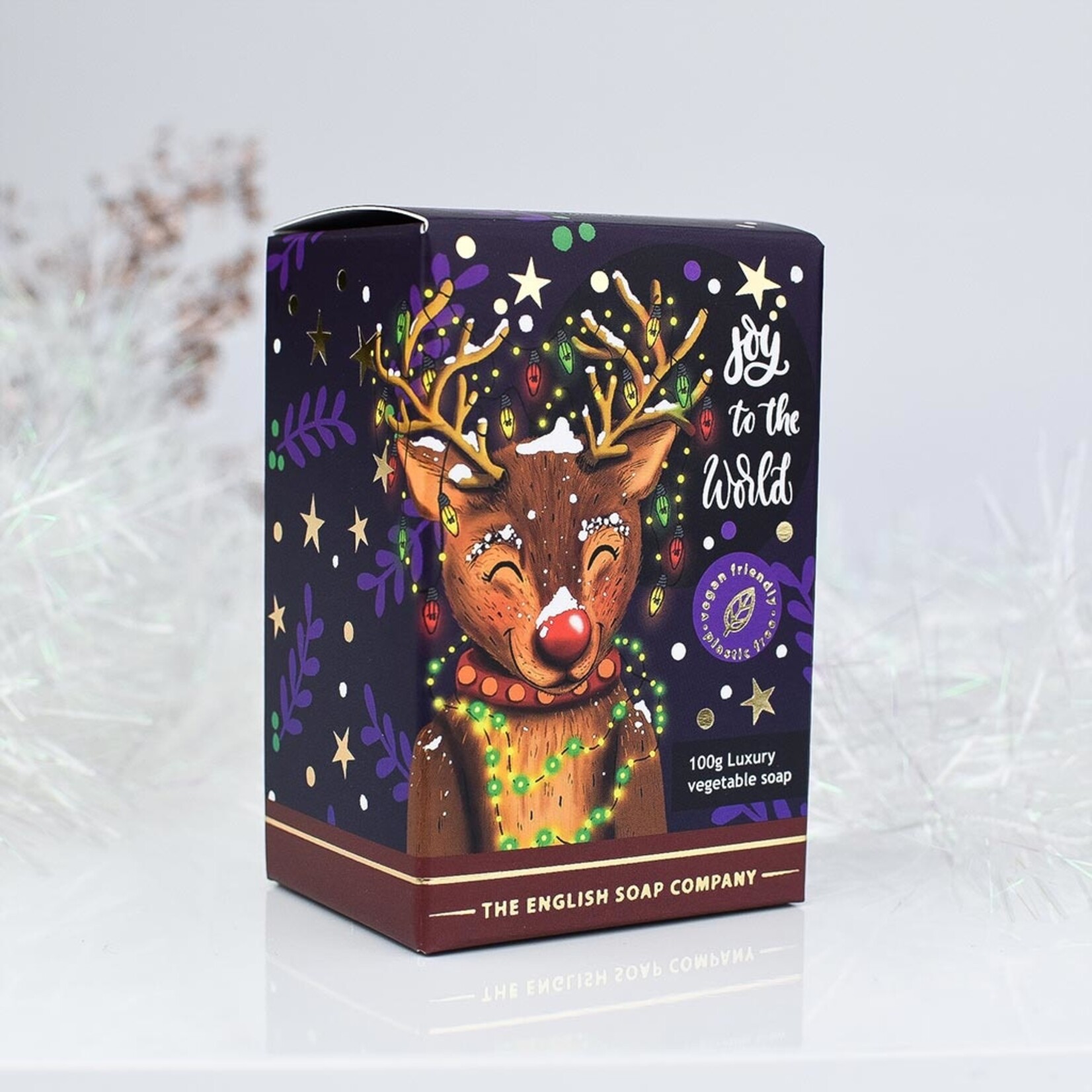The English Soap Company Kerst Rendier Mini Zeep