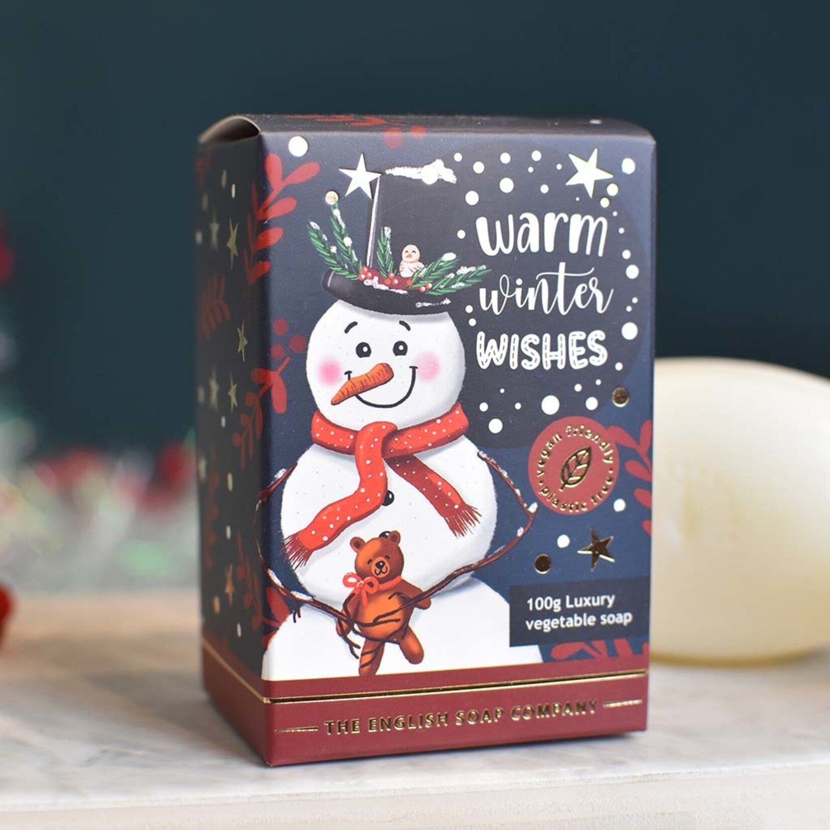 The English Soap Company Christmas Snowman Mini Soap 100g