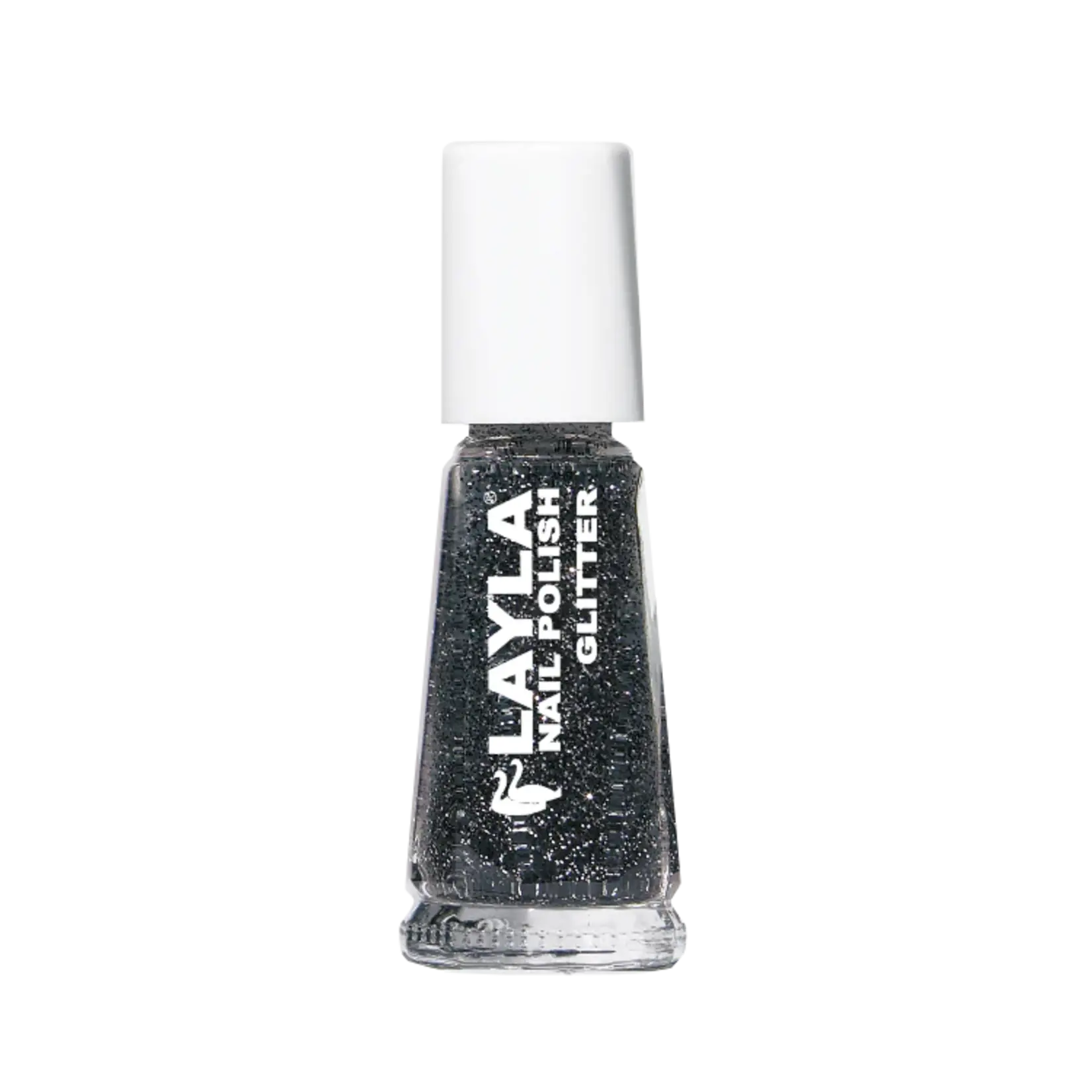Layla Cosmetics GLITTER BLAC SILVERN°6