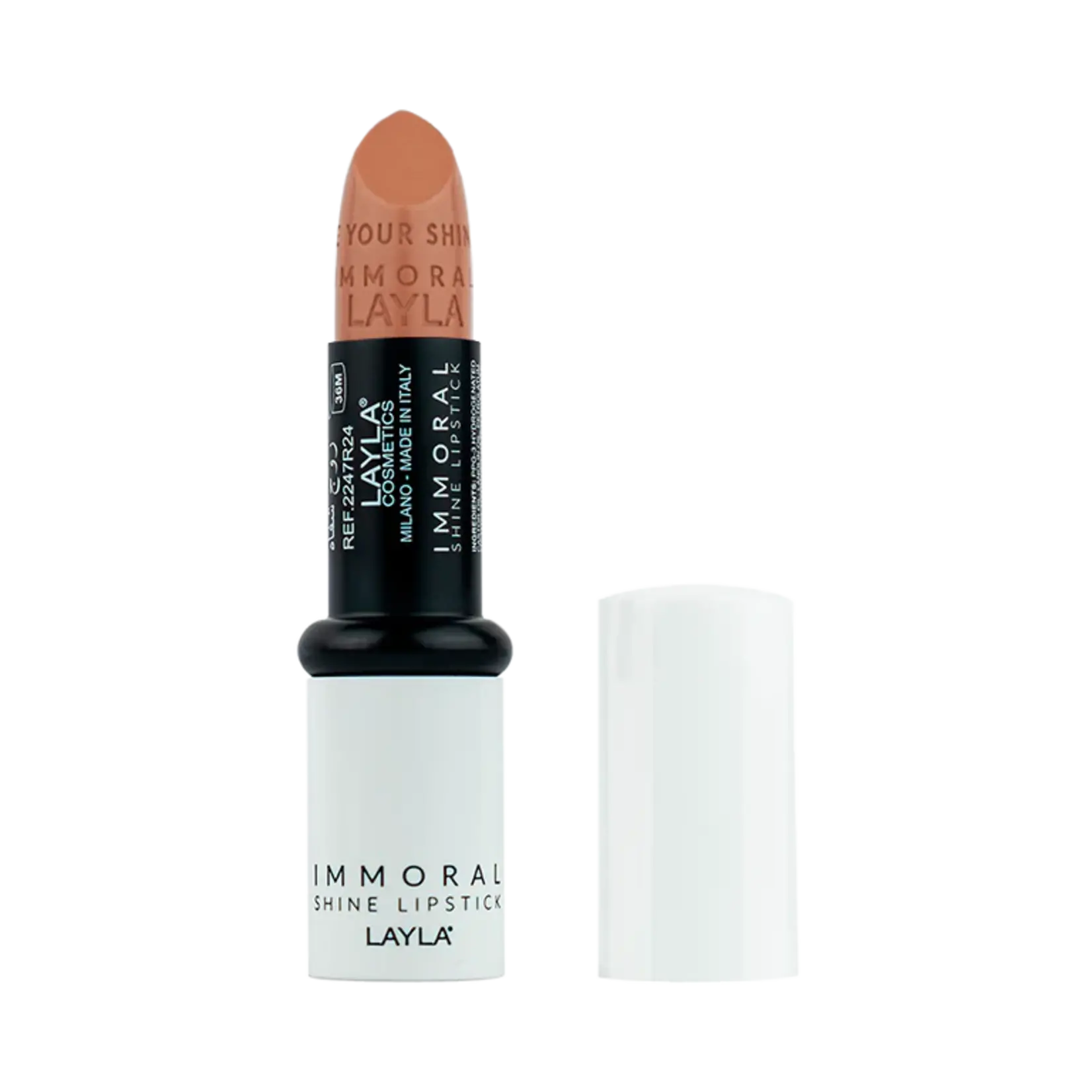 Layla Cosmetics IMMORAL SHINE LIPSTICK N°3 MY BAE