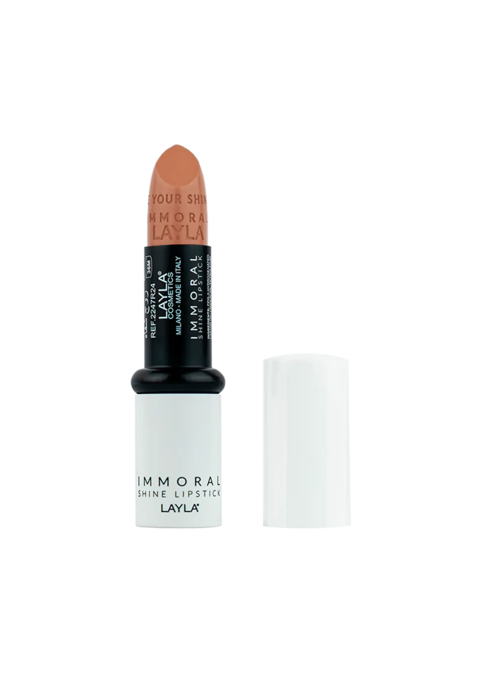 Layla Cosmetics IMMORAL SHINE LIPSTICK N°3 MY BAE