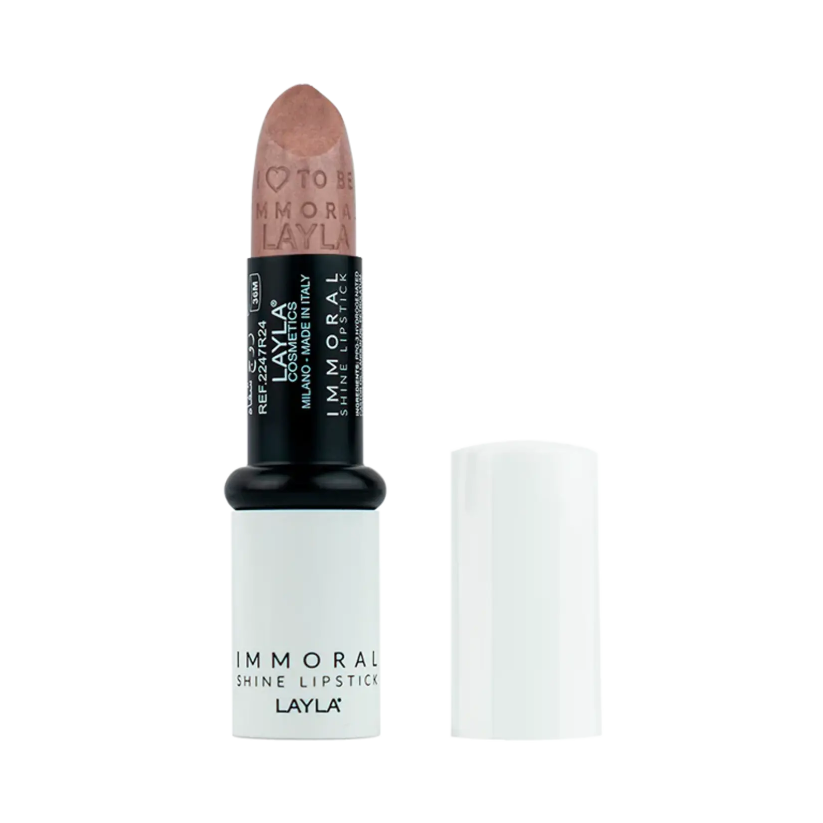 Layla Cosmetics IMMORAL SHINE LIPSTICK N°12 Laylaful