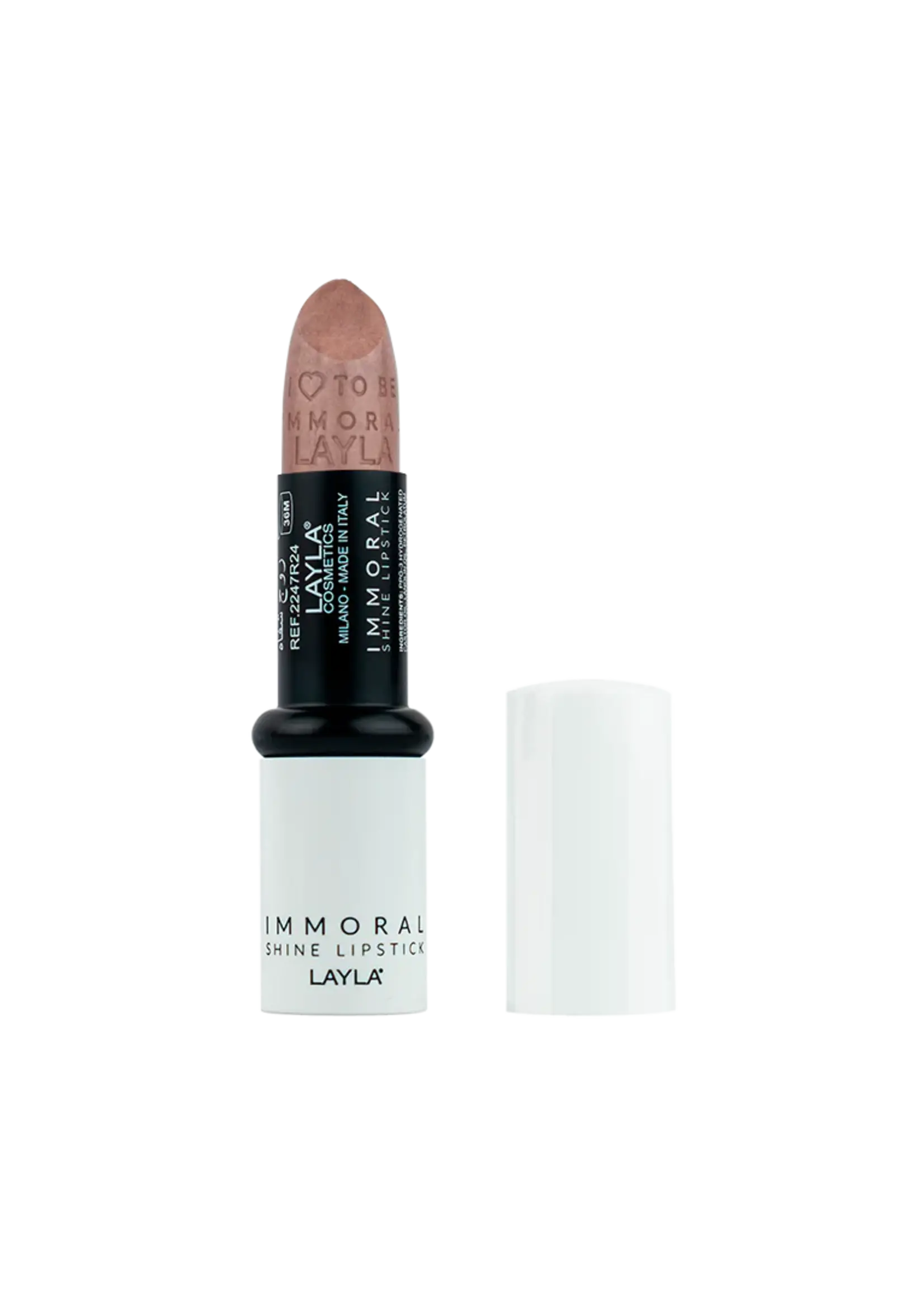 Layla Cosmetics IMMORAL SHINE LIPSTICK N°12 Laylaful