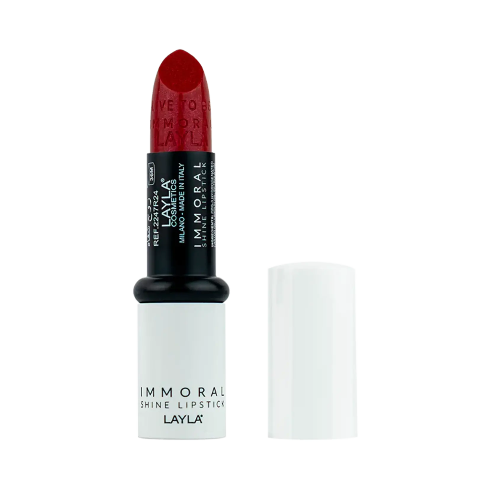 Layla Cosmetics IMMORAL SHINE LIPSTICK N°27 Fireball