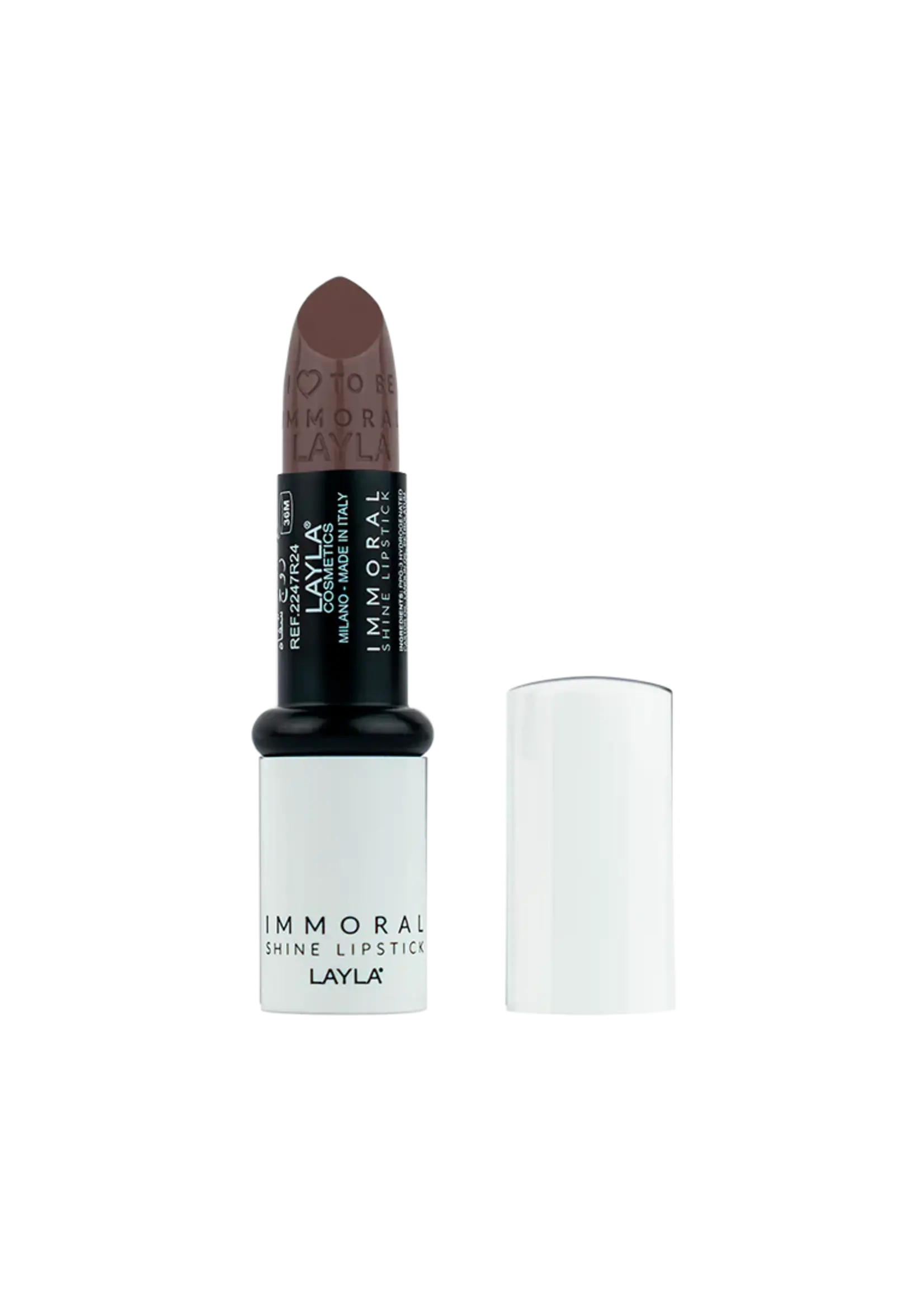 Layla Cosmetics IMMORAL SHINE LIPSTICK N°33 Unwrap me