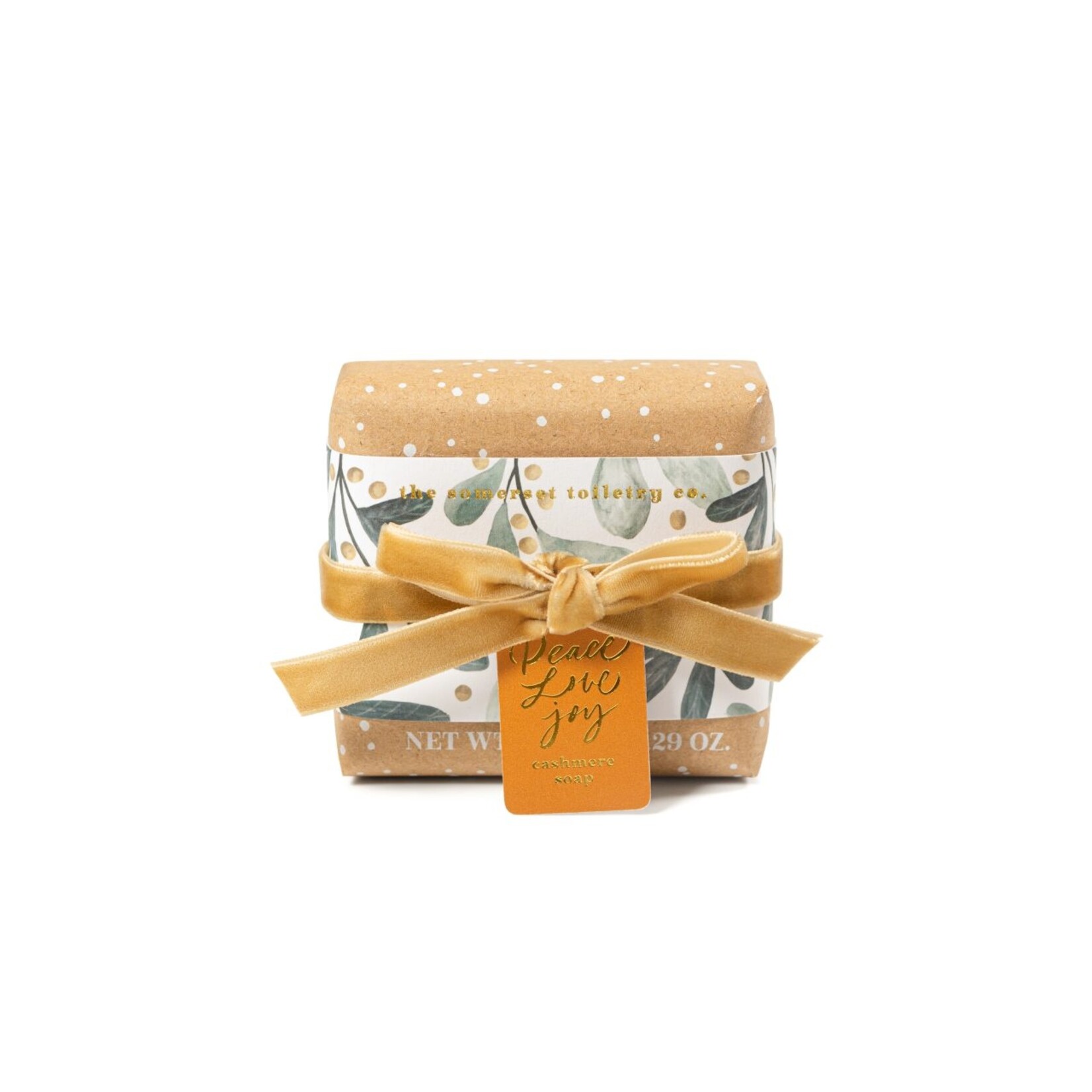 The Somerset Toiletry Co Winter Plush Soap Peace Love Joy