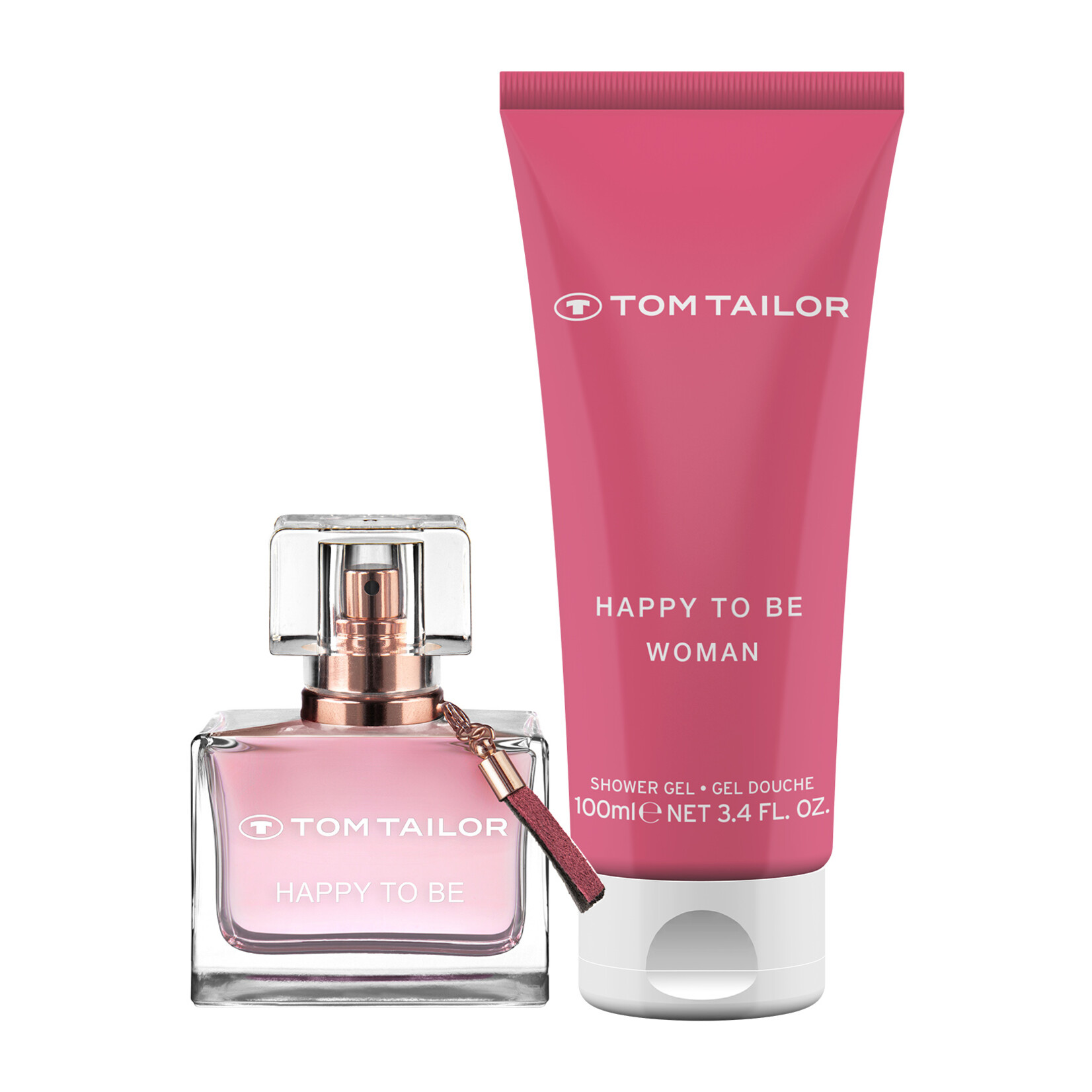 Tom Tailor Happy to Be for her Giftset  Eau De Toilette 30ML + Shower Gel