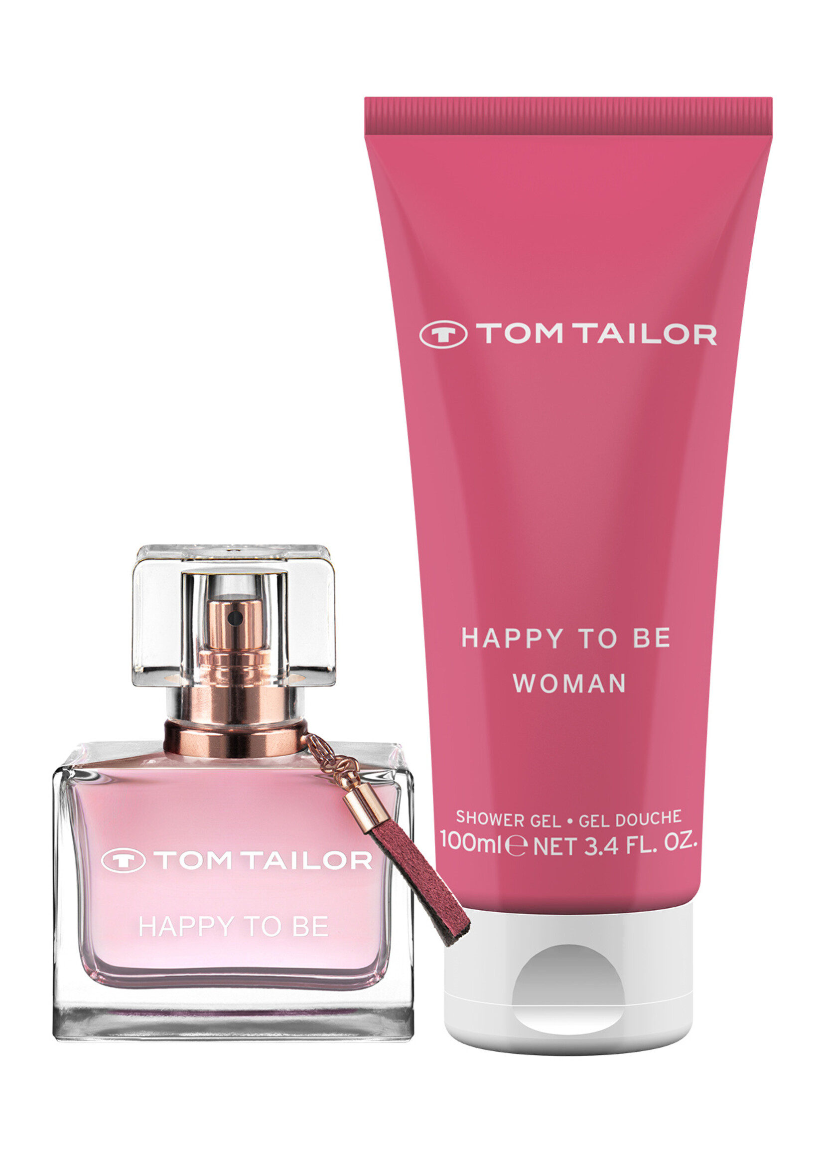 Tom Tailor Happy to Be for her Giftset  Eau De Toilette 30ML + Shower Gel