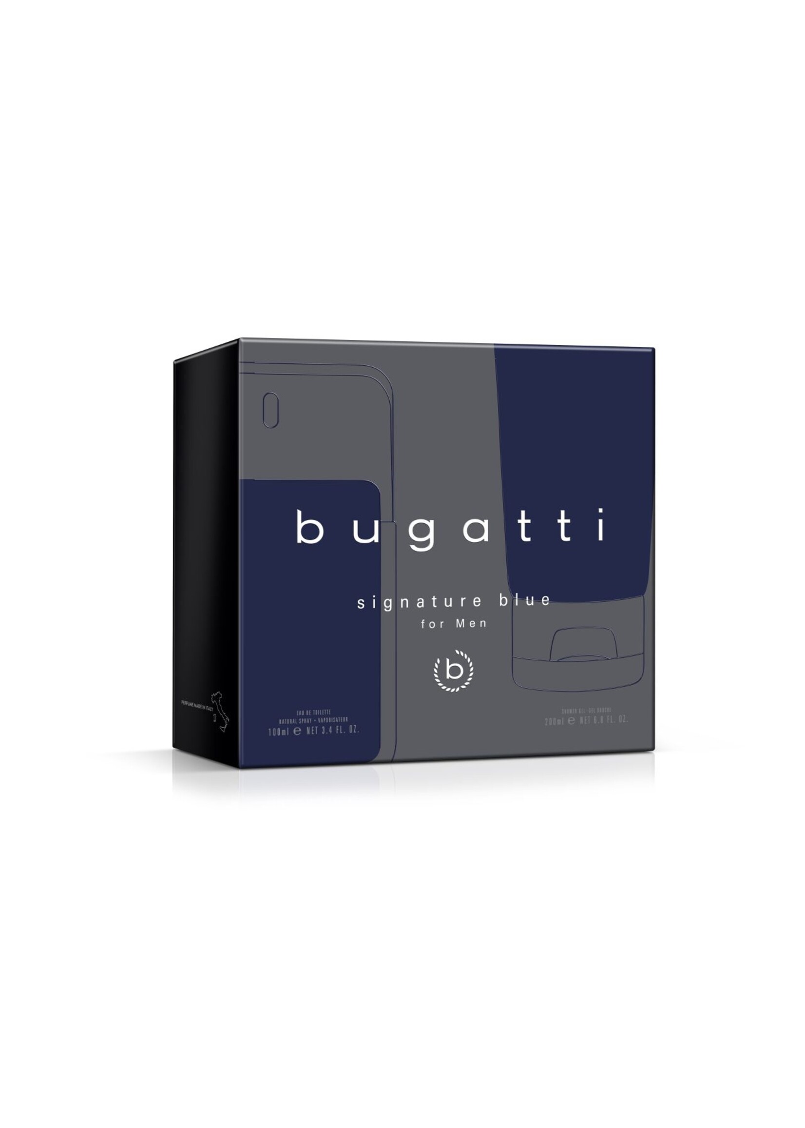 Signature Heren Bugatti - Blue voor Giftset Parfumerie by parfum Marie-Rose