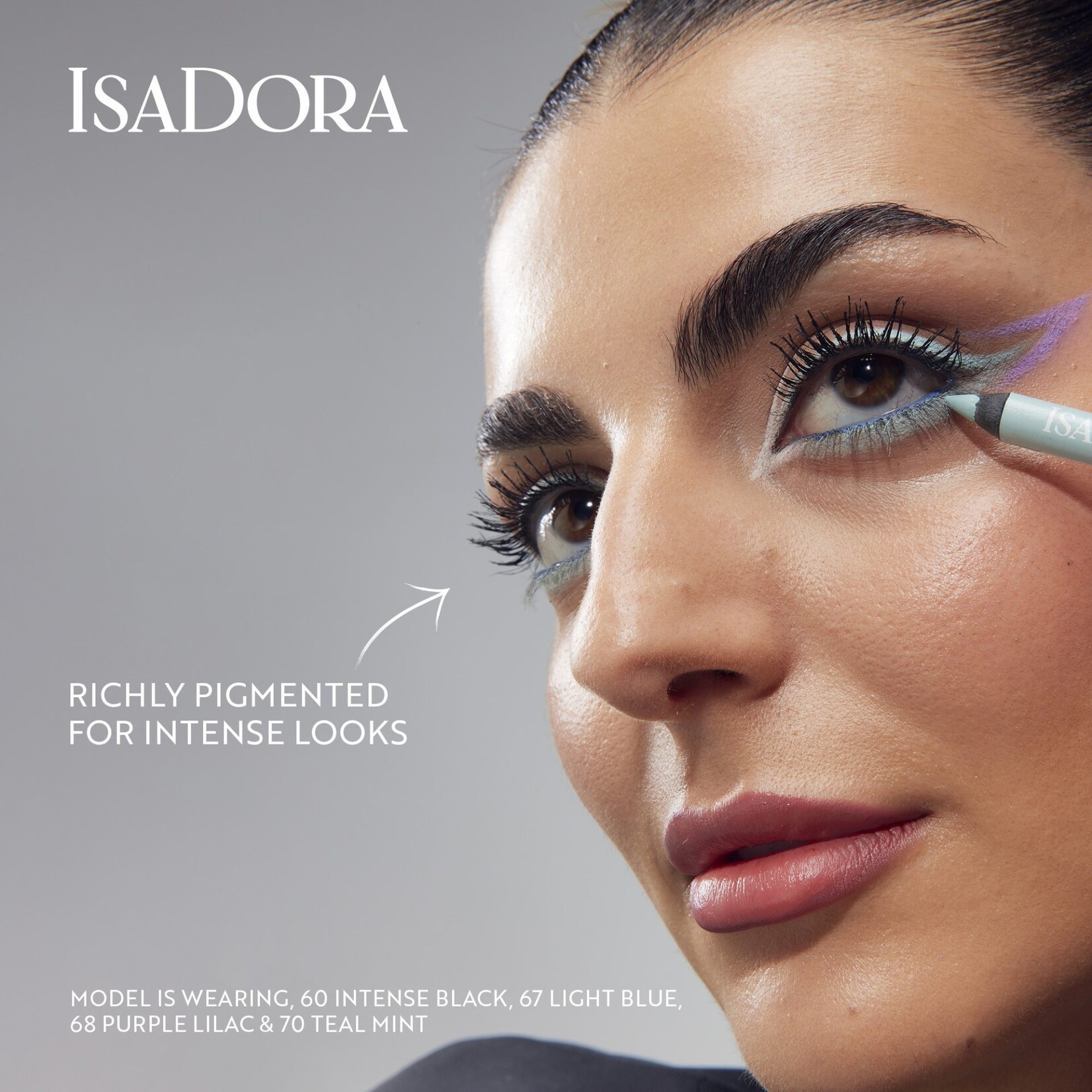 Isadora PERFECT CONTOUR KAJAL – 70 Teal Mint