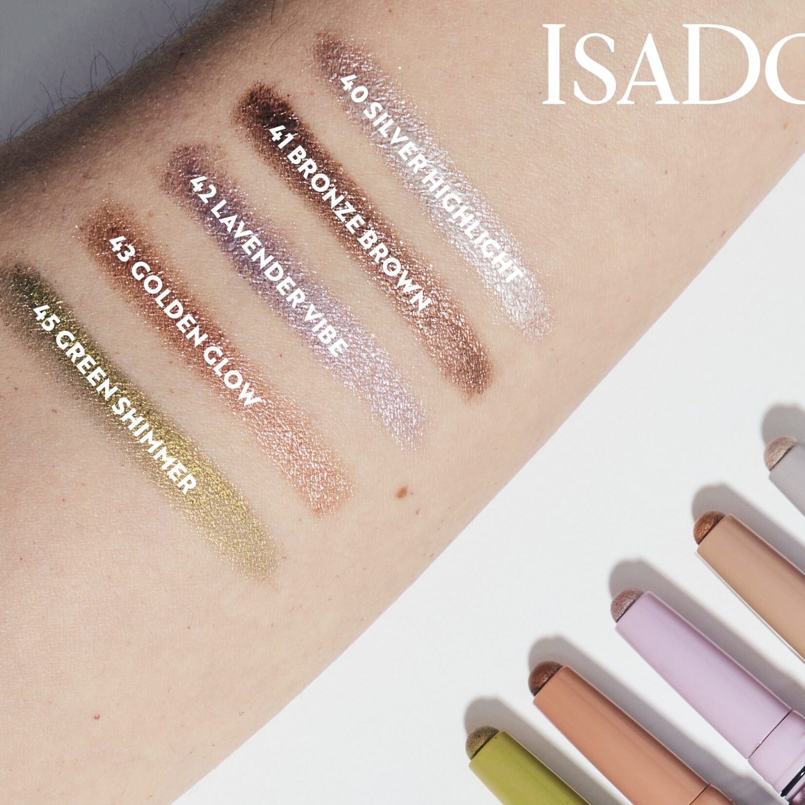 Isadora EYESHADOW STICK – SHIMMER – 40 Silver Highlight