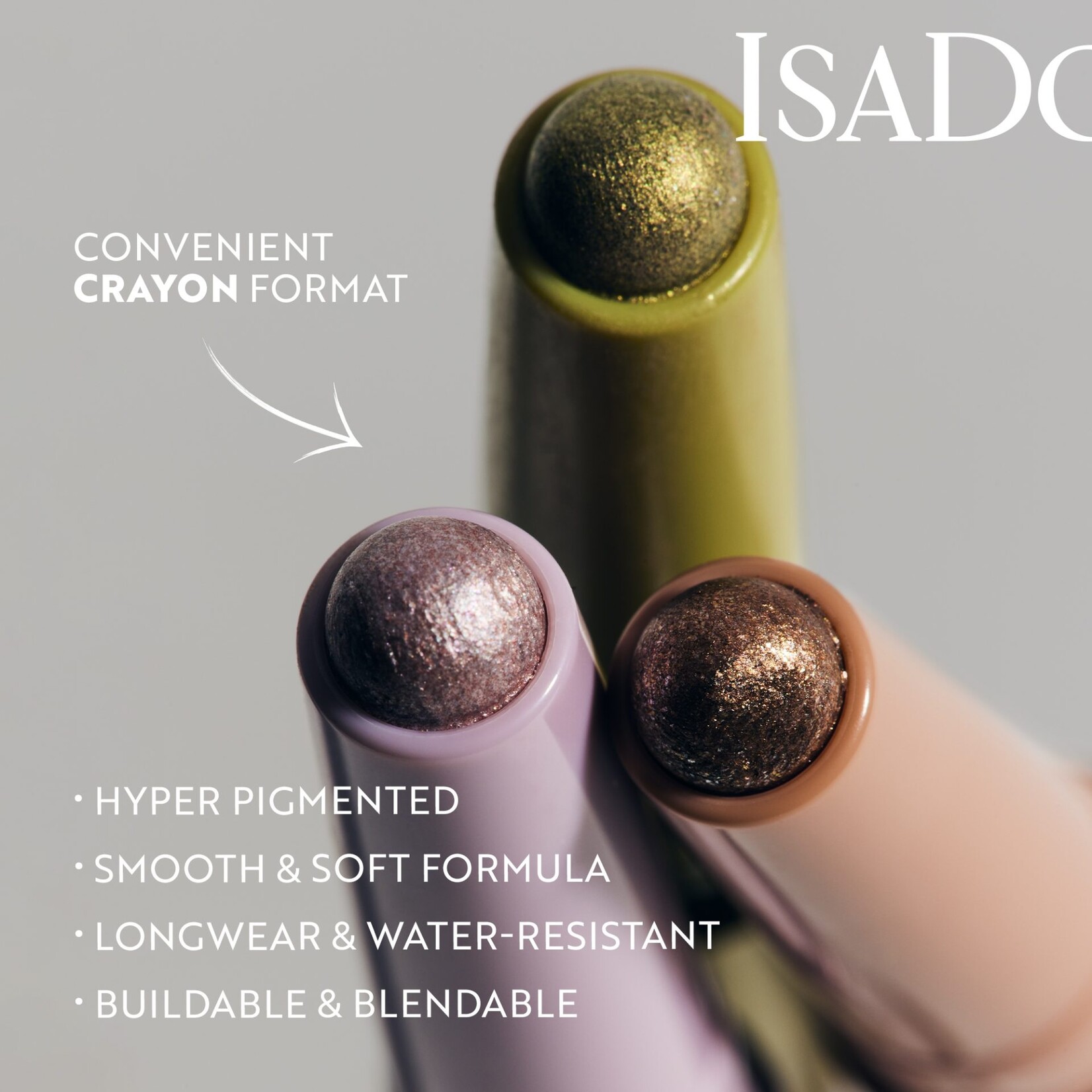 Isadora EYESHADOW STICK – SHIMMER – 40 Silver Highlight