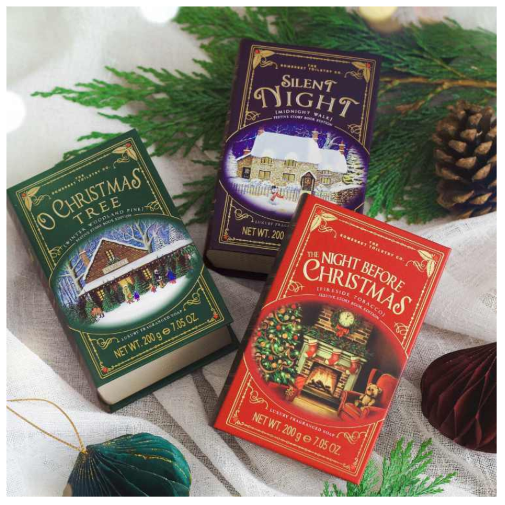 The Somerset Toiletry Co Christmas Story Book Soap O Christmas Tree