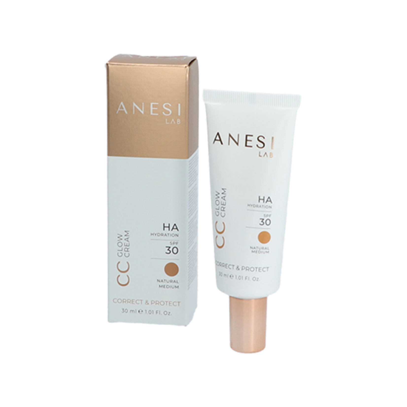 Anesi Lab CC Glow Cream Natural Medium SPF30