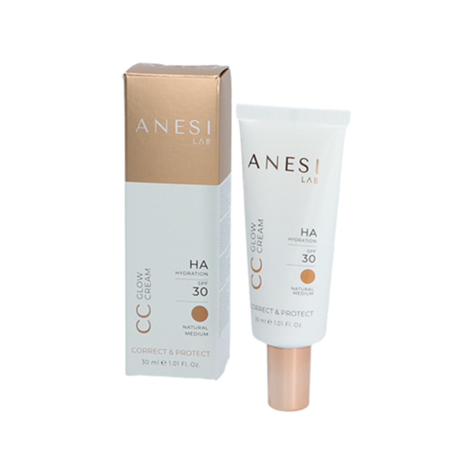 Anesi Lab  CC Glow Cream Natural Medium SPF30