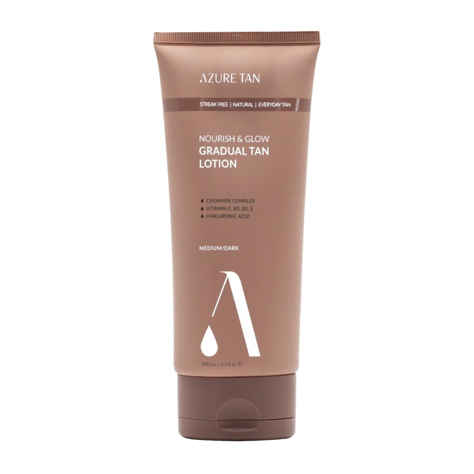 Azure Tan  Nourish & Glow Gradual Tanning Lotion medium dark