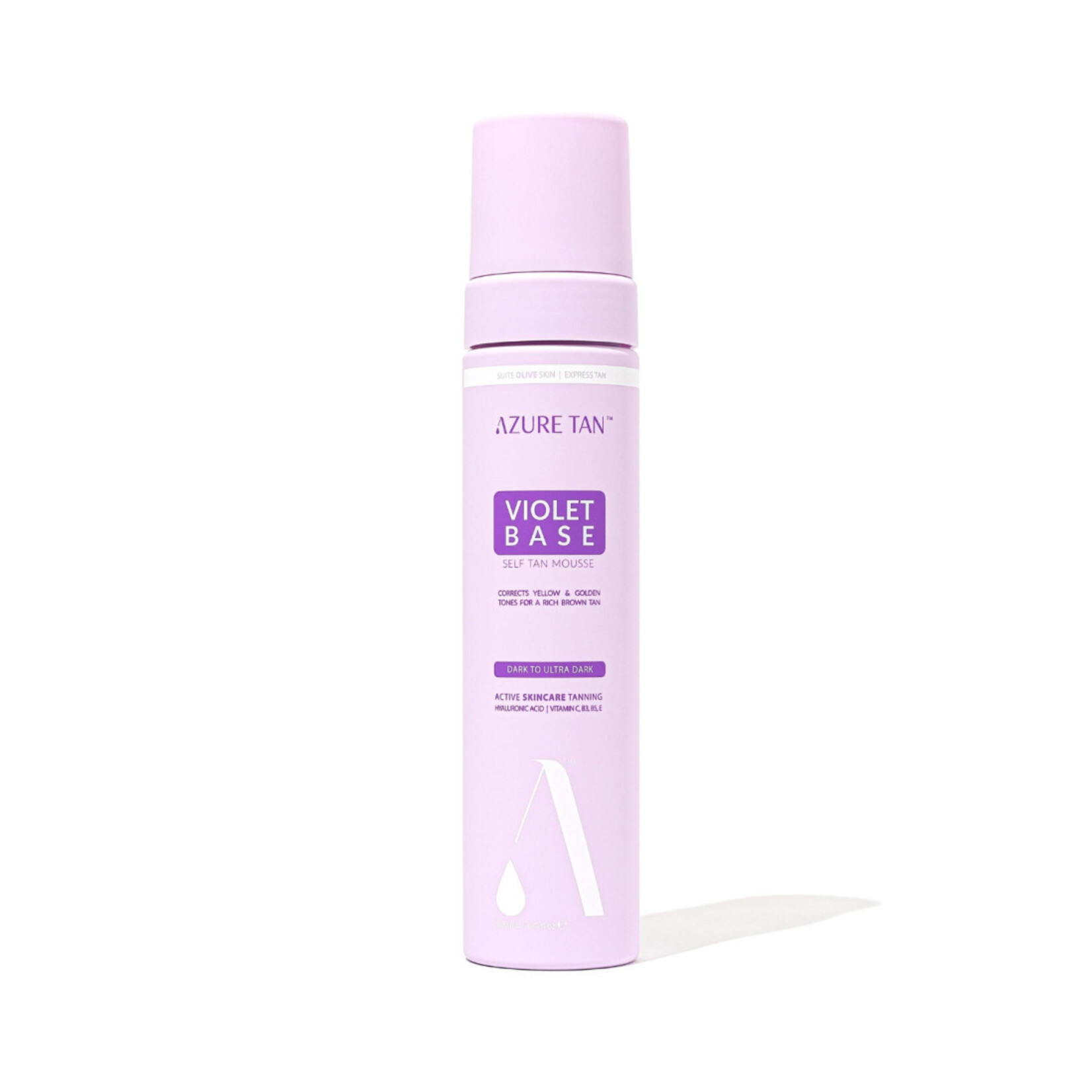 Azure Tan Self Tan Mousse VIOLET BASE - Dark To Ultra Dark