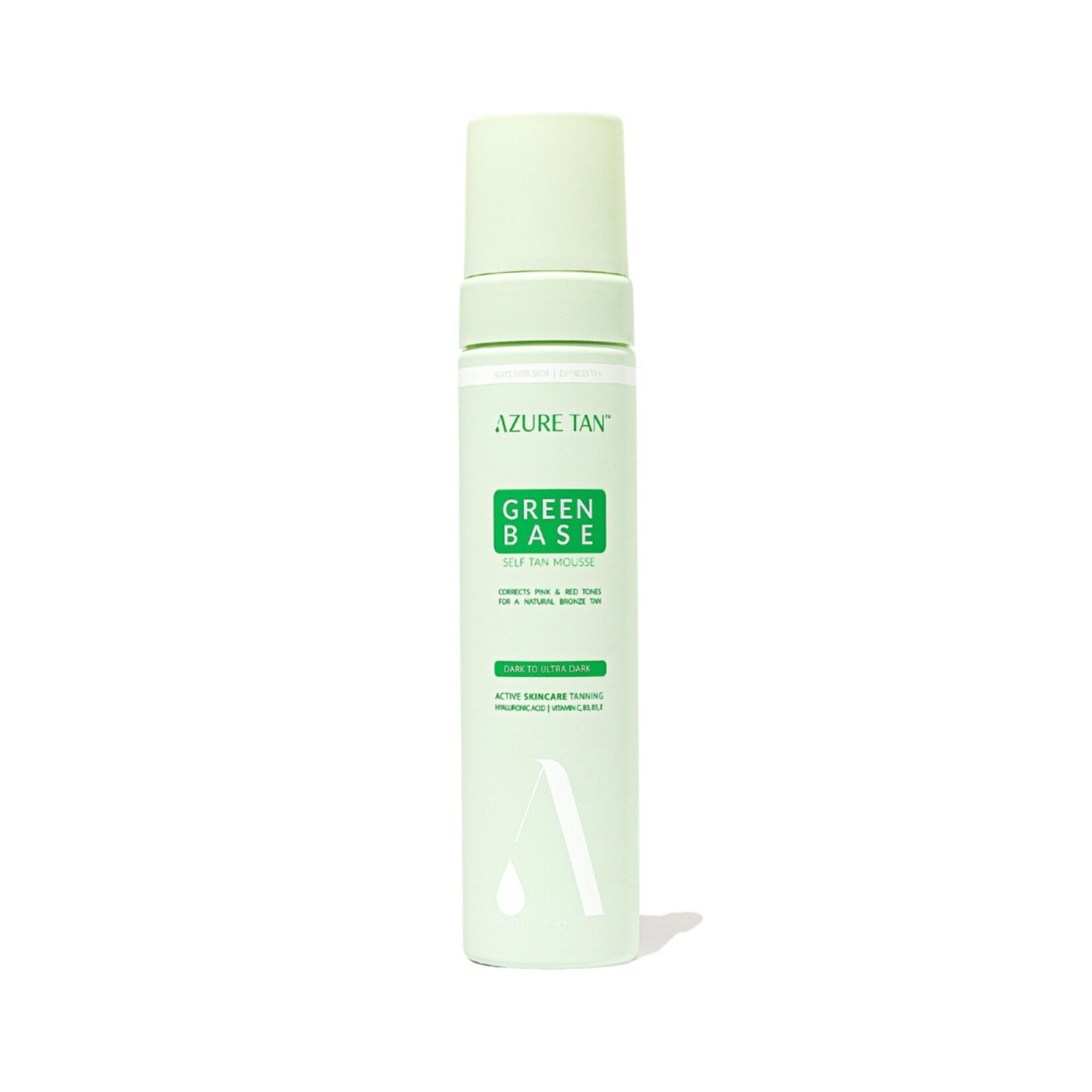 Azure Tan Self Tan Mousse GREEN BASE -Dark To Ultra Dark