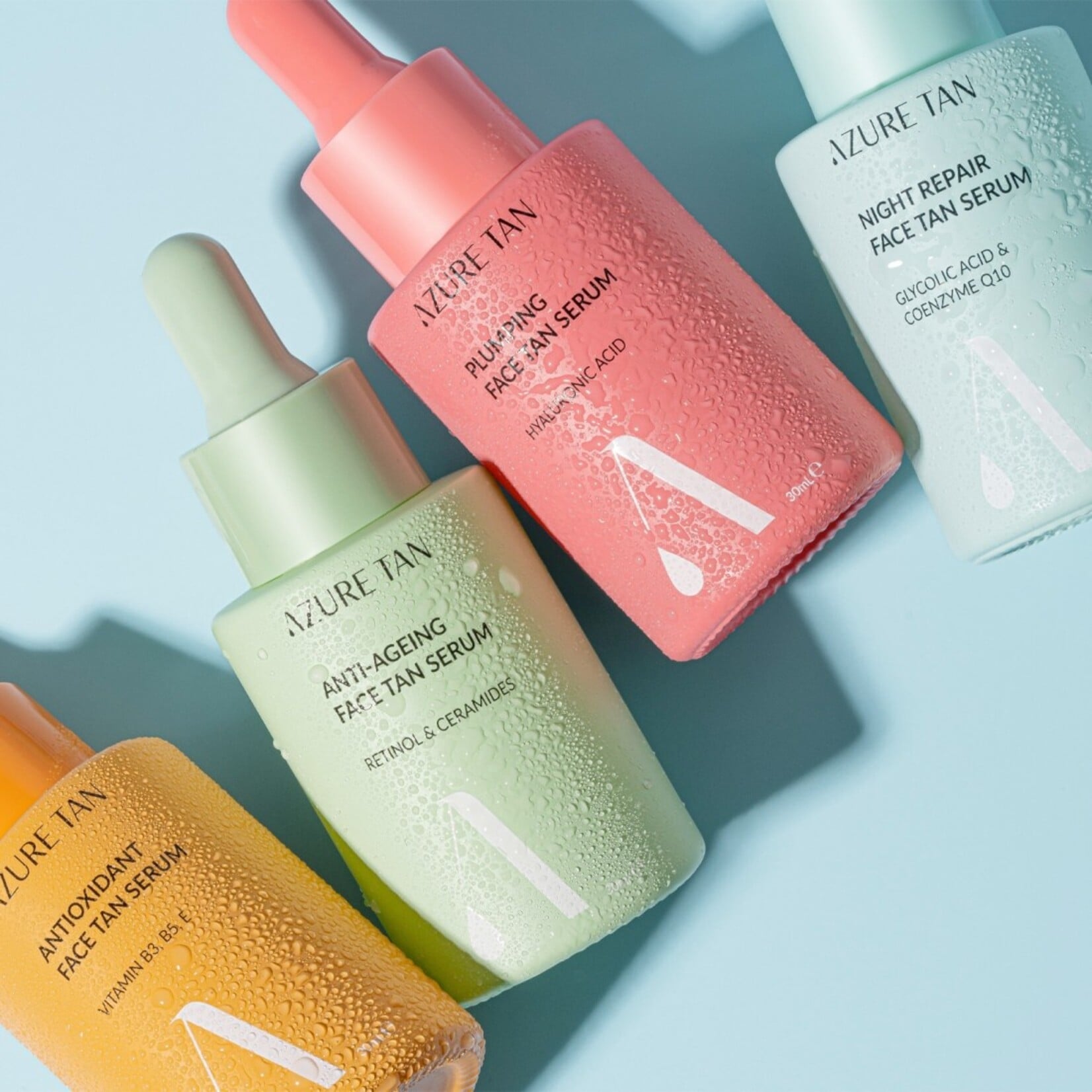 Azure Tan Face Plumping Face Tan Serum