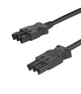 Evoline Express koppel kabel Wieland  GTS18® connector - 50cm - Zwart