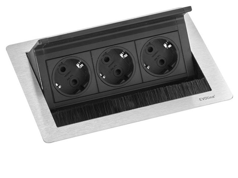 Evoline Fliptop Rvs Push S 3X230V evoline kopen in de aanbieding