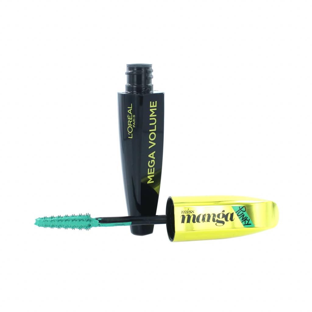 Loreal Mega Volume Miss Manga Punky Mascara Green loreal kopen in de aanbieding