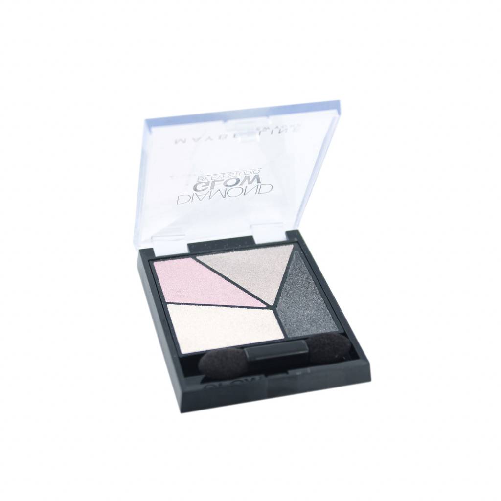 Maybelline Eyestudio Quad Diamond Glow Eyeshadow 4 Grey Pink Drama maybelline kopen in de aanbieding