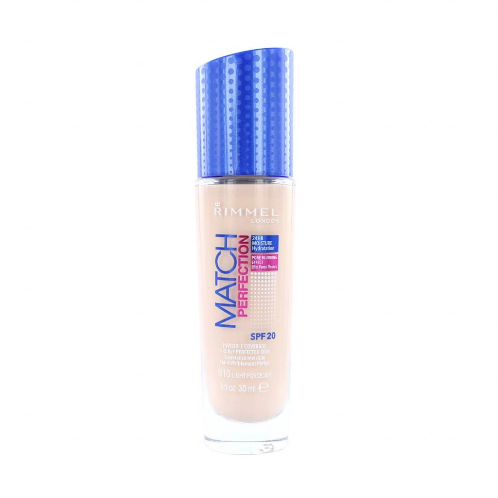 Rimmel Match Perfection Foundation 010 Light Porcelain rimmel kopen in de aanbieding Rimmel Match Perfection Foundation 010 Light Porcelain rimmel kopen in de aanbieding