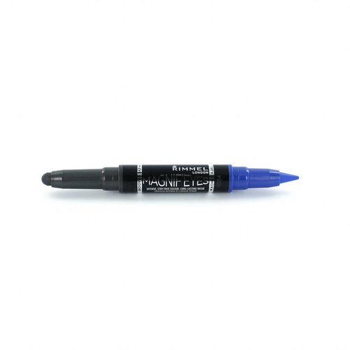 Rimmel Magnif'Eyes Double Ended Oogschaduw & Eyeliner - 004 Dark Side Of Blue