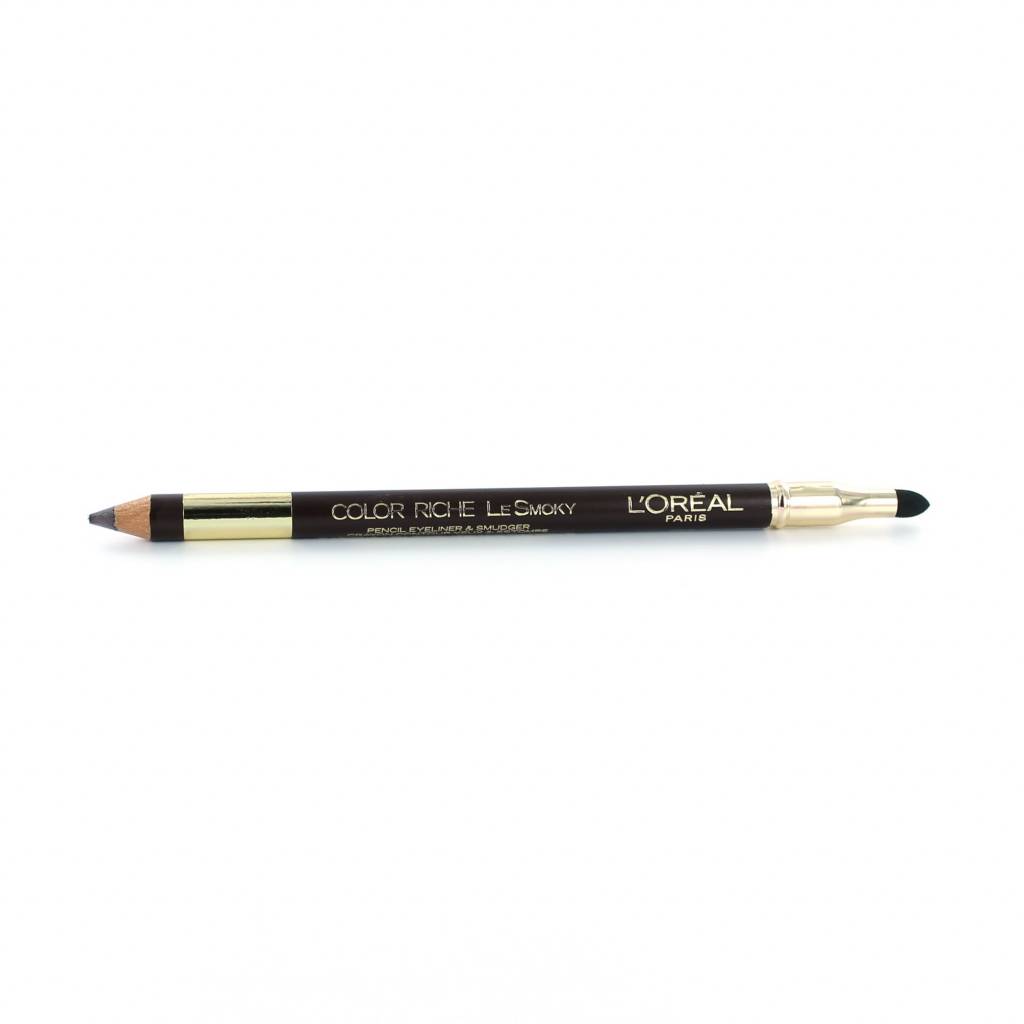 Loreal Color Riche Le Smoky Oogpotlood 204 Brown Fusion loreal kopen in de aanbieding