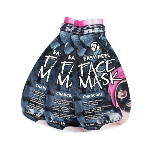 W7 Easy Peel Off Charcoal Face Masker (3 Stuks) W7 Easy Peel Off Charcoal Face Masker (3 Stuks)