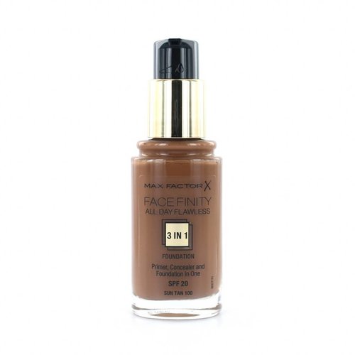 Max Factor Facefinity All Day Flawless 3-in-1 Foundation - 100 Sun Tan