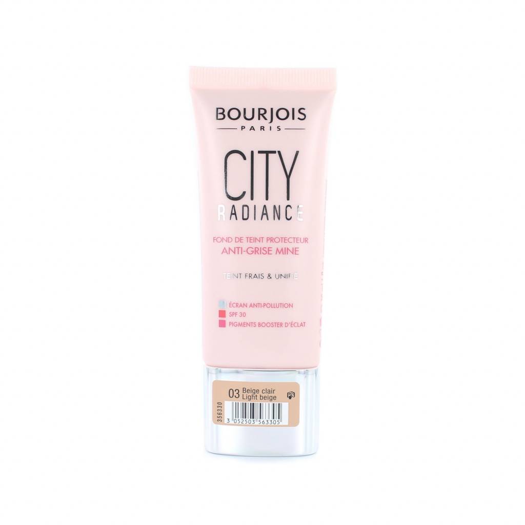 Bourjois City Radiance Skin Protecting Foundation 03 Light Beige bourjois kopen in de aanbieding Bourjois City Radiance Skin Protecting Foundation 03 Light Beige bourjois kopen in de aanbieding